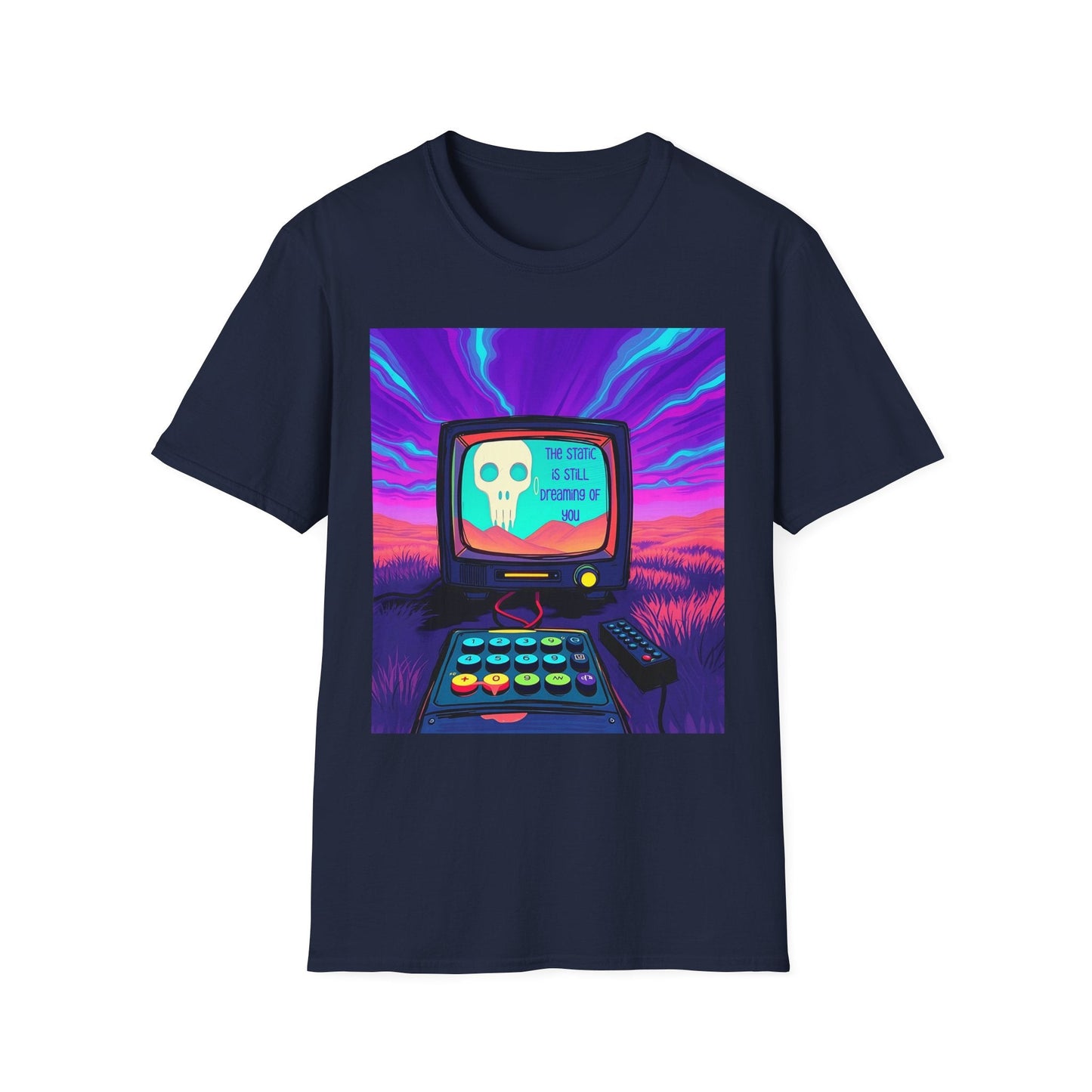 "The Static Is Still Dreaming of You — Channel Zero Tee" Printify