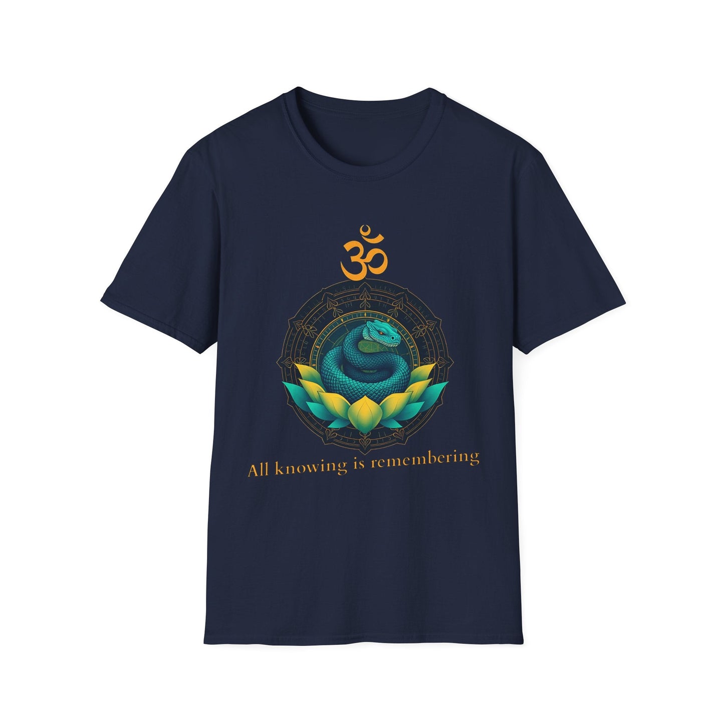 "All Knowing Is Remembering — The Inner Coil Tee" Printify