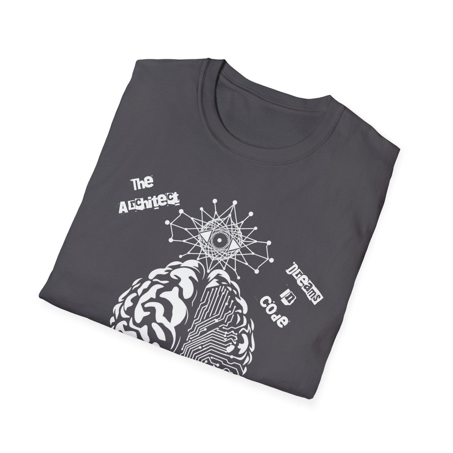 The Universe Built in Code – Brain Meets Spirit Tee Printify