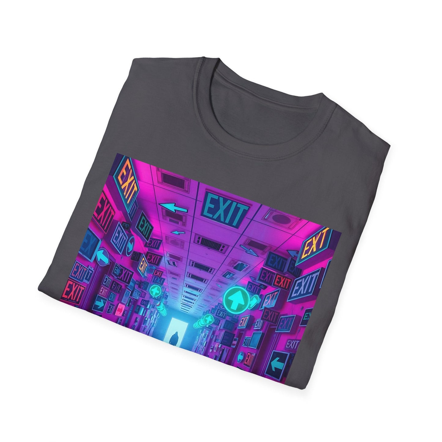 "You Almost Remember How to Leave — Recursive Exit Hall Tee" Printify