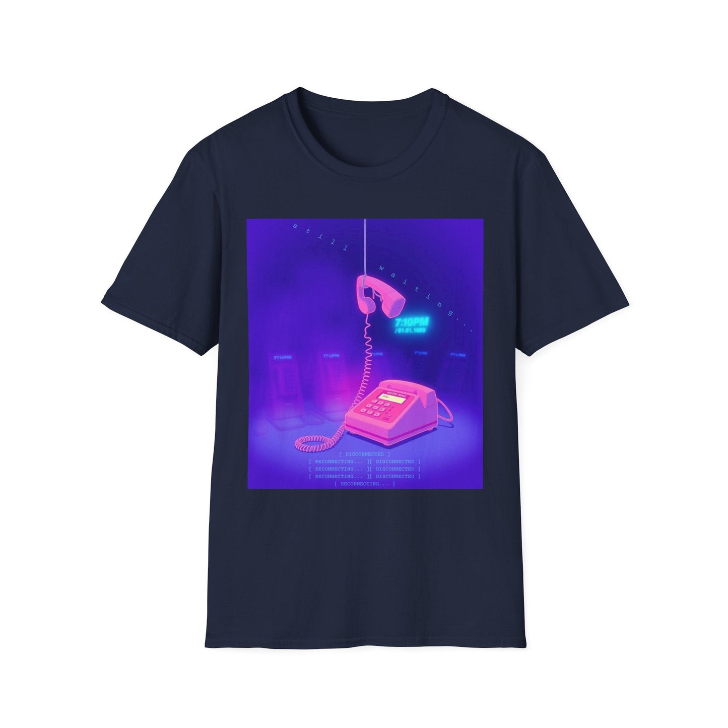 "Still Waiting— Disconnected Signal Tee" Printify