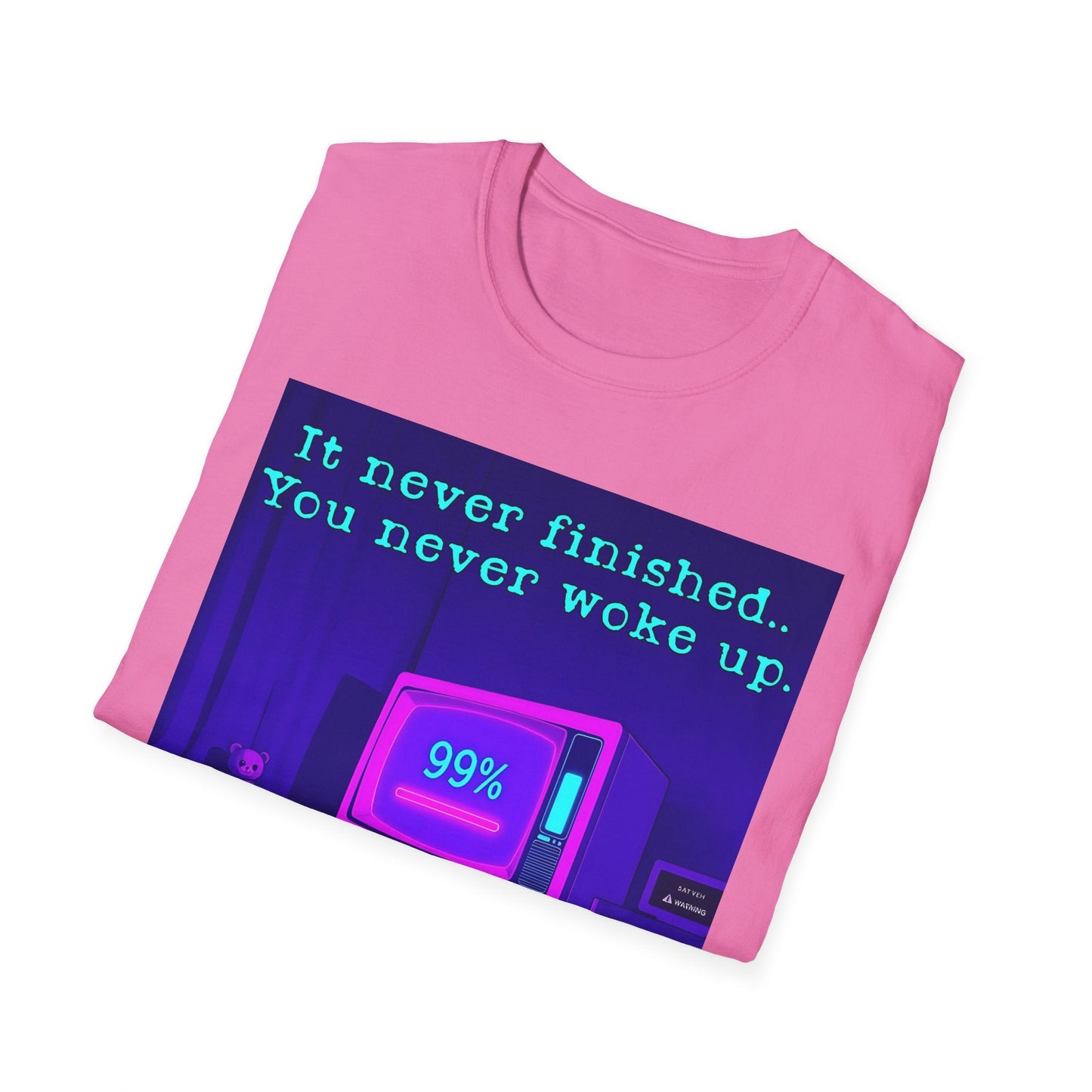"Save Failed — The Memory Glitched Tee" Printify