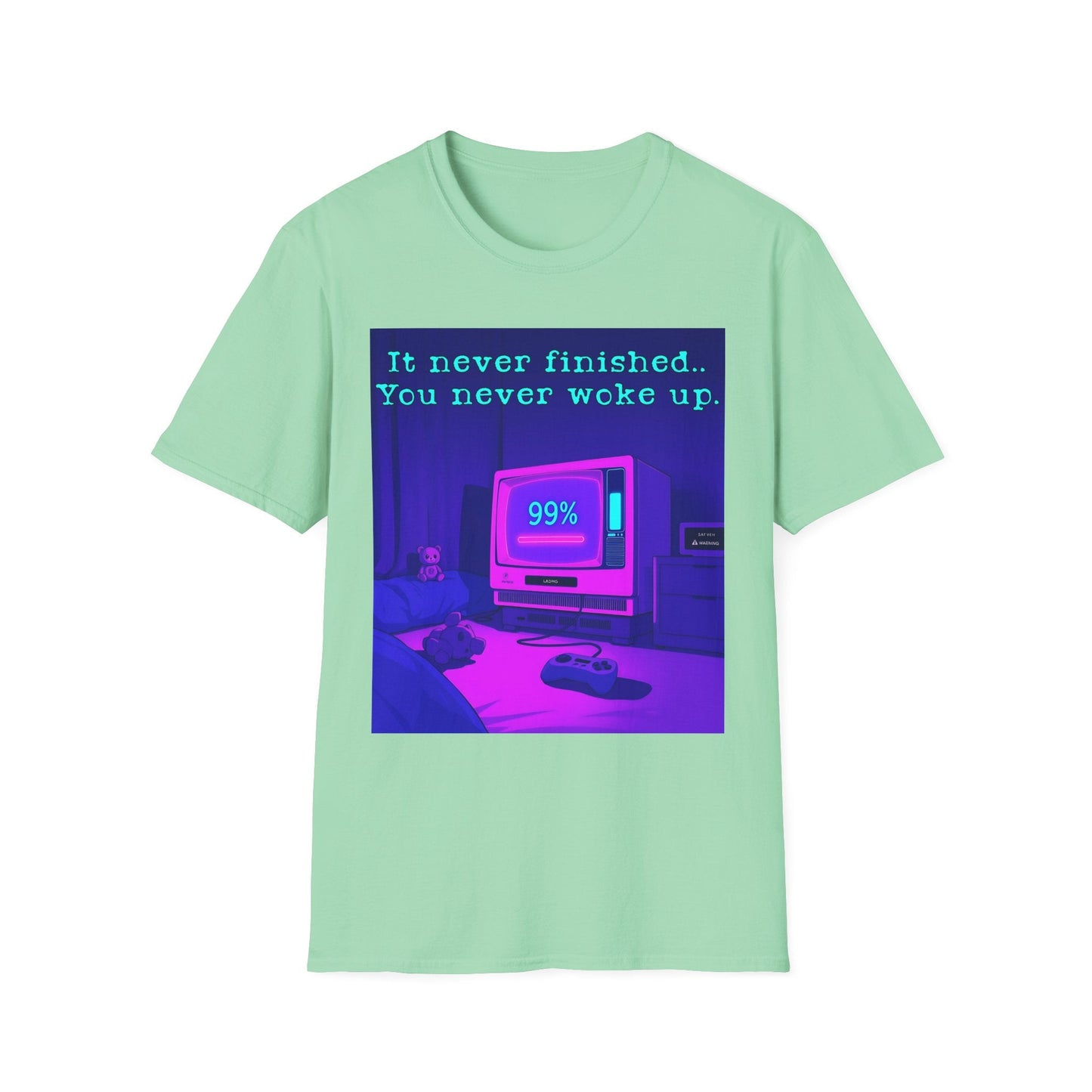 "Save Failed — The Memory Glitched Tee" Printify