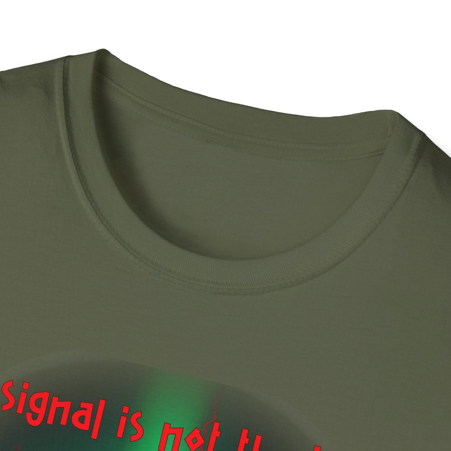 "The Signal Is Not the Truth — Broadcast Trap Tee" Printify