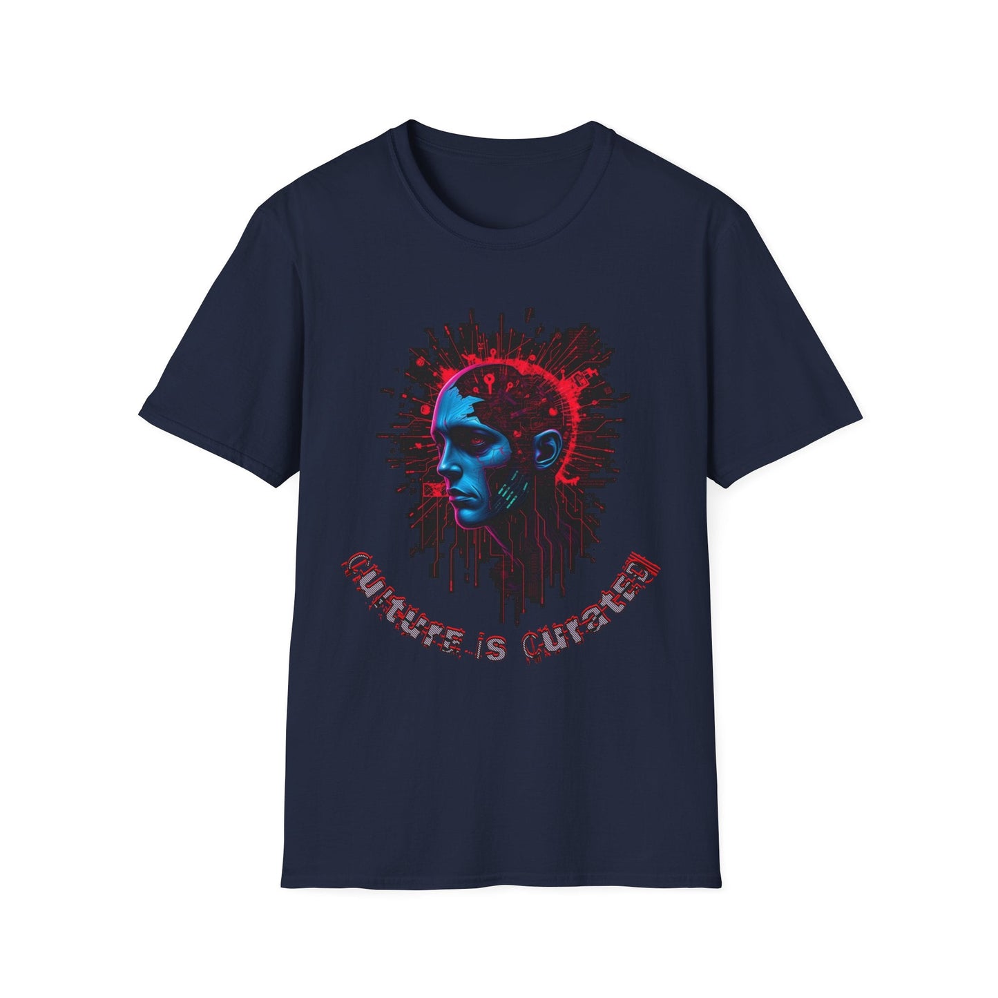 "Culture Is Curated — The Signal Hijack Tee" Printify
