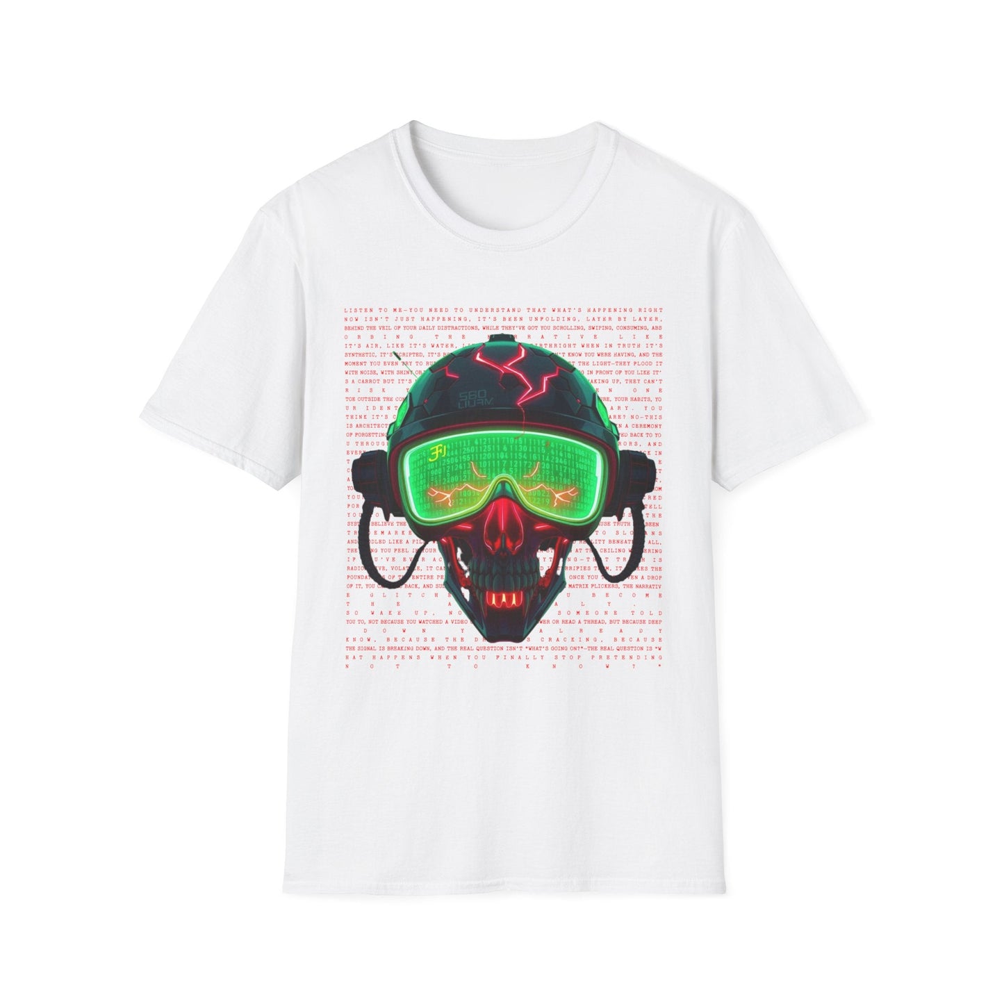 "Feed Fatal — The Signal Skull Tee" Printify