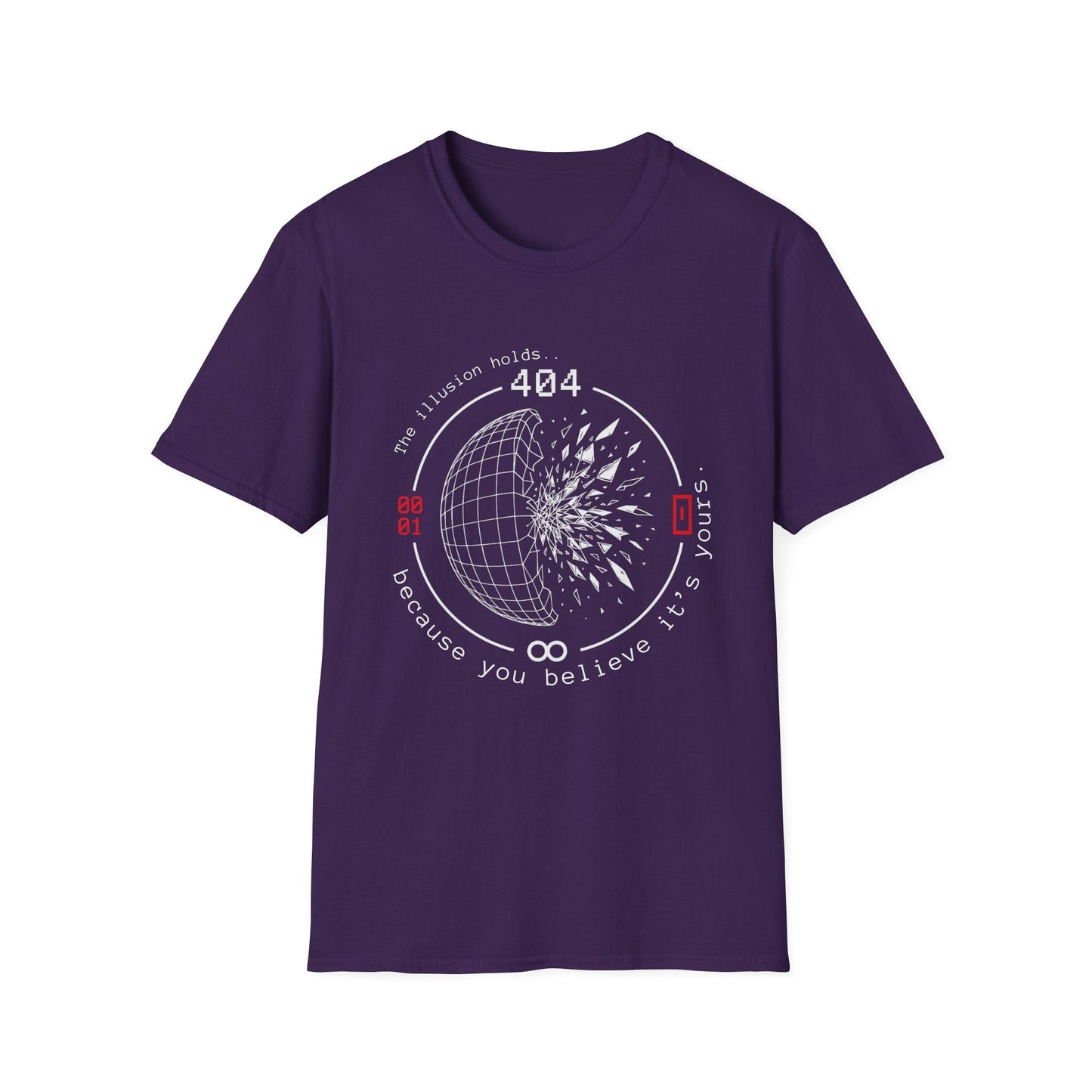 "404: The Illusion Holds — Perception Loop Tee" Printify