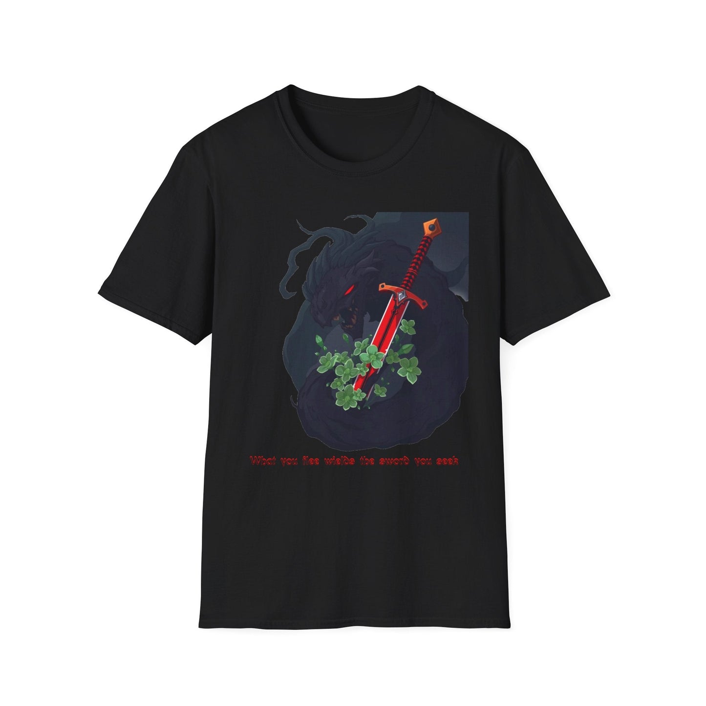 "Flee Nothing — The Power Hides There Tee" Printify
