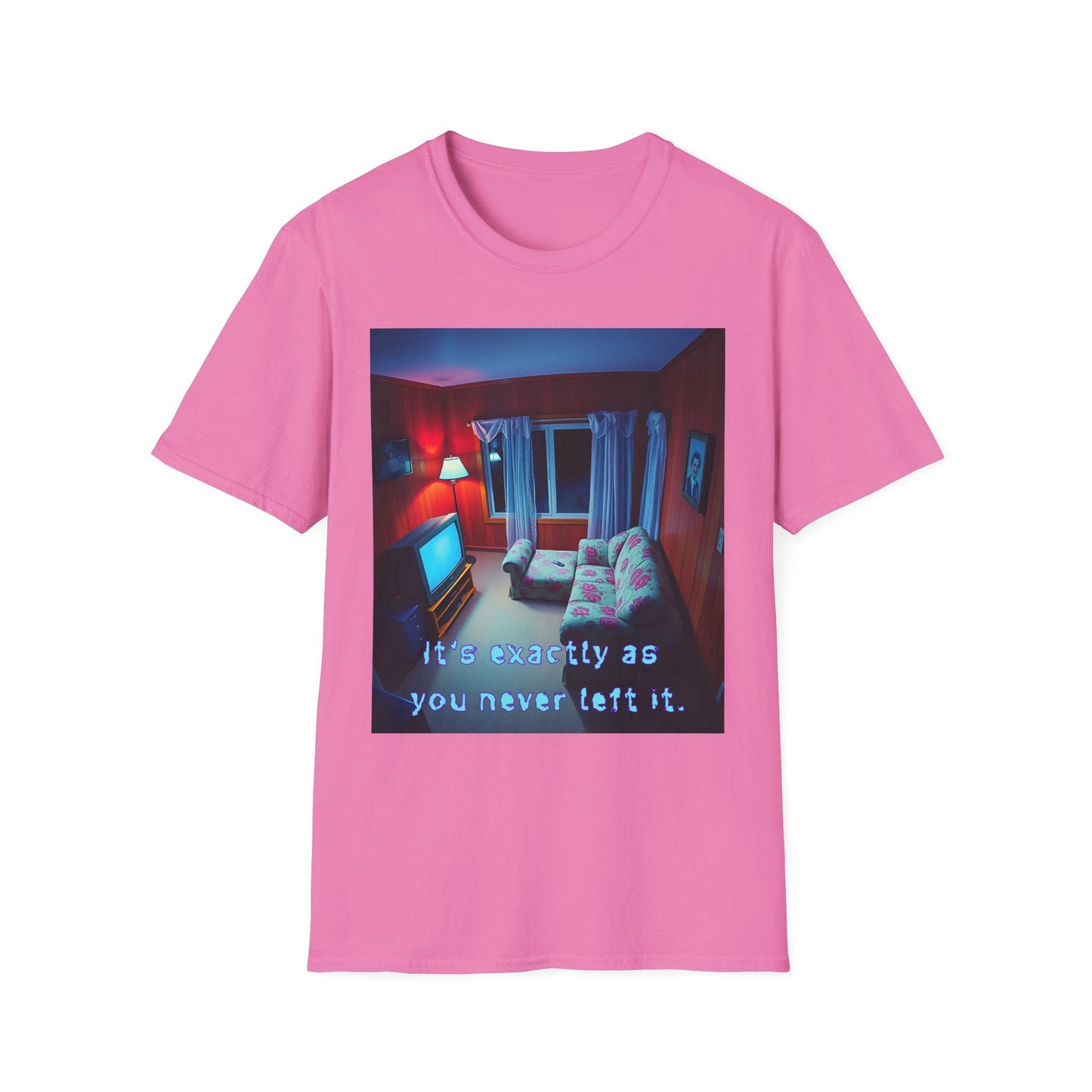 "Familiar Strangeness — The Looping Room Tee" Printify