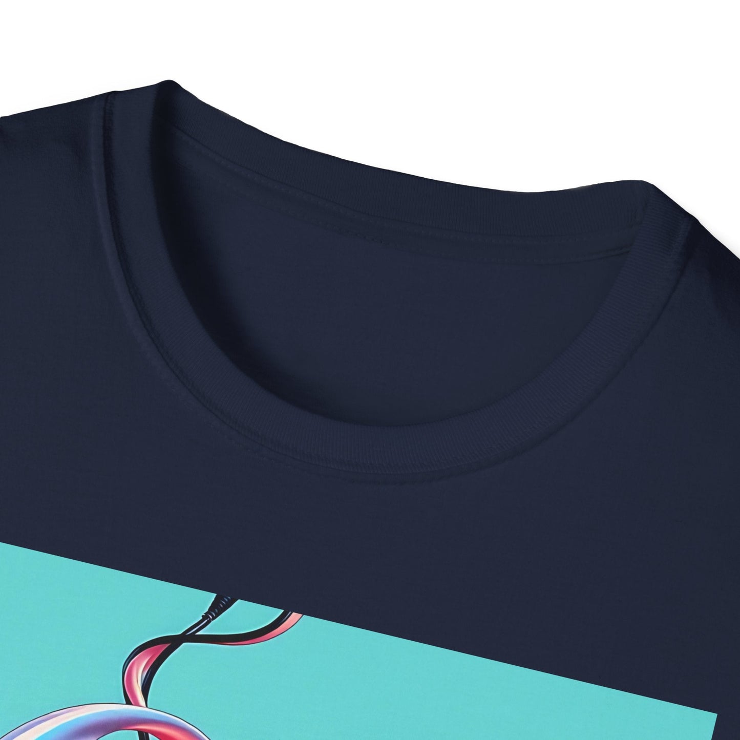 "Dreams Left in the VCR — Memory Ribbon Tee" Printify