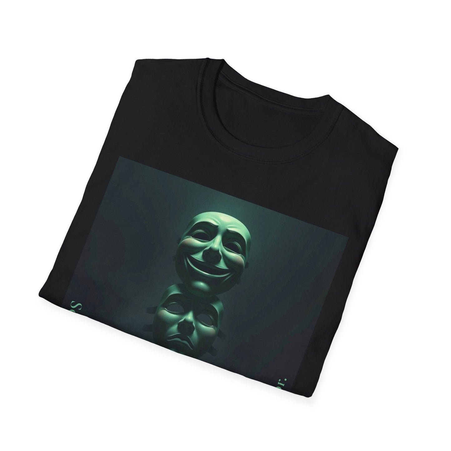 "The Mirror Beneath — The Masked Truth Tee" Printify