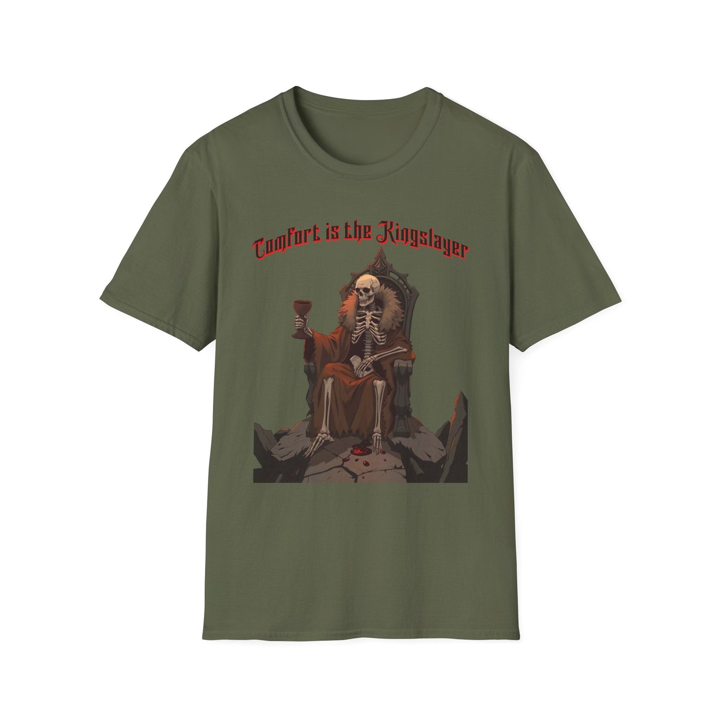 "Kingslayer’s Throne — The Death by Comfort Tee" Printify