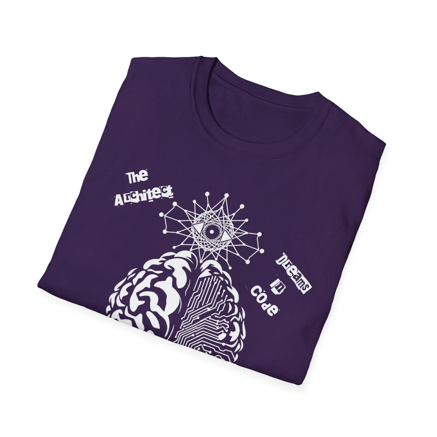 The Universe Built in Code – Brain Meets Spirit Tee Printify