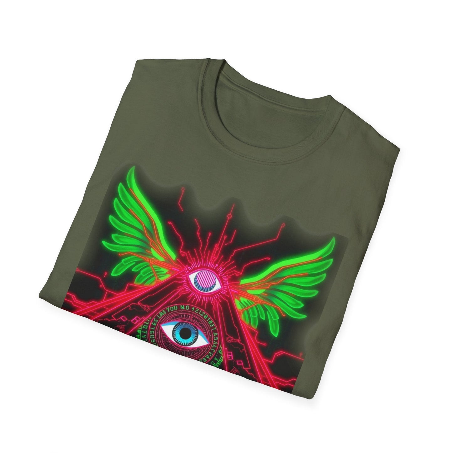 "The Eye Watches Itself — Recursive Observer Tee" Printify