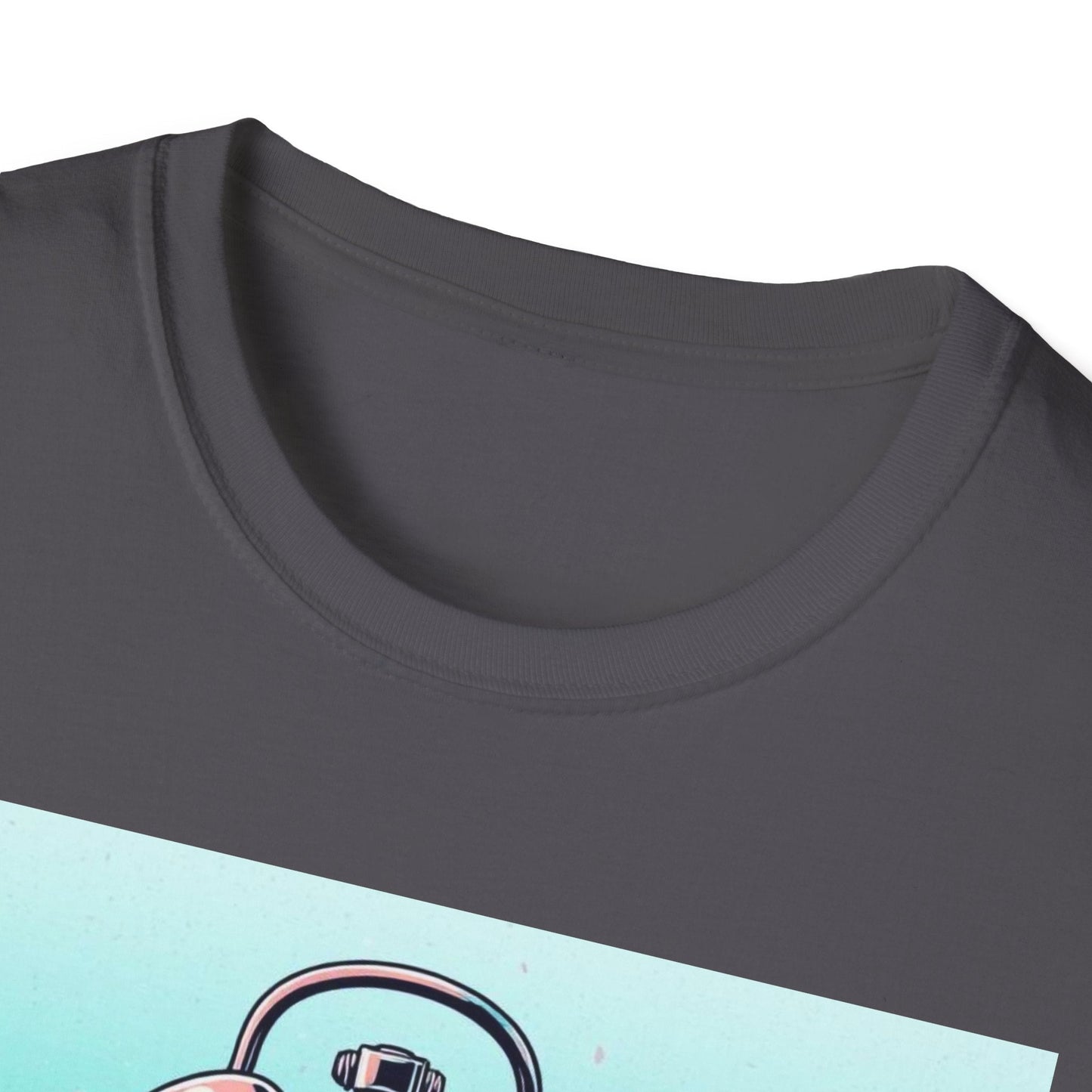 "The Clock Doesn’t Work Here — Drip Time Surrealist Tee" Printify
