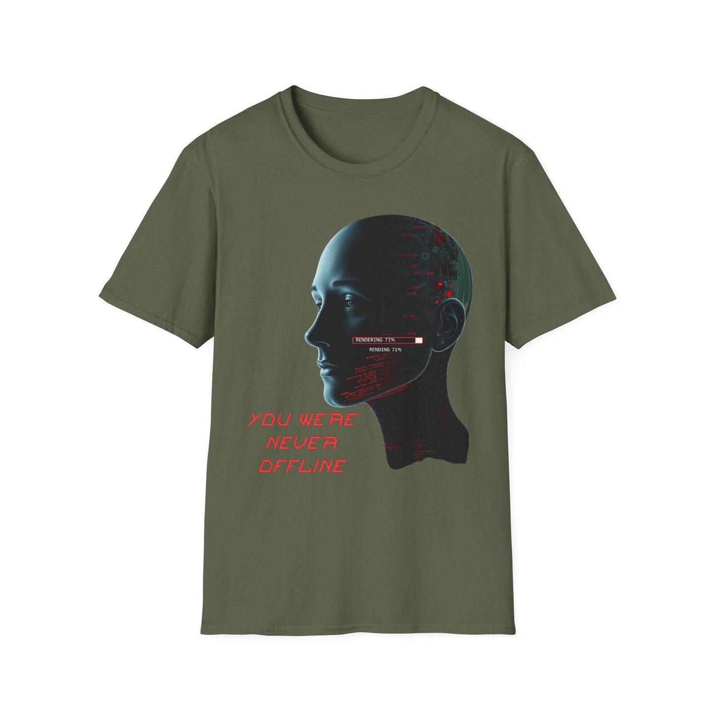 "The Dream Kept Uploading — The Digital Ghost Tee" Printify