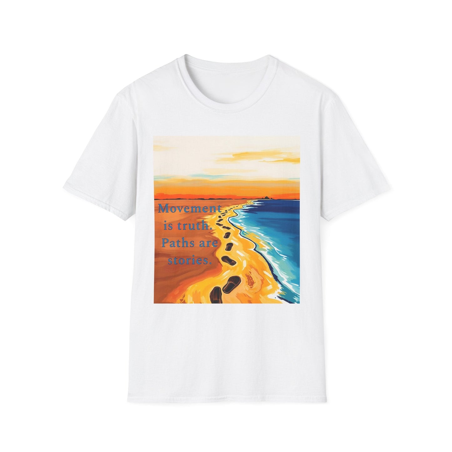 "Truth Moves — The Story in Steps Tee" Printify