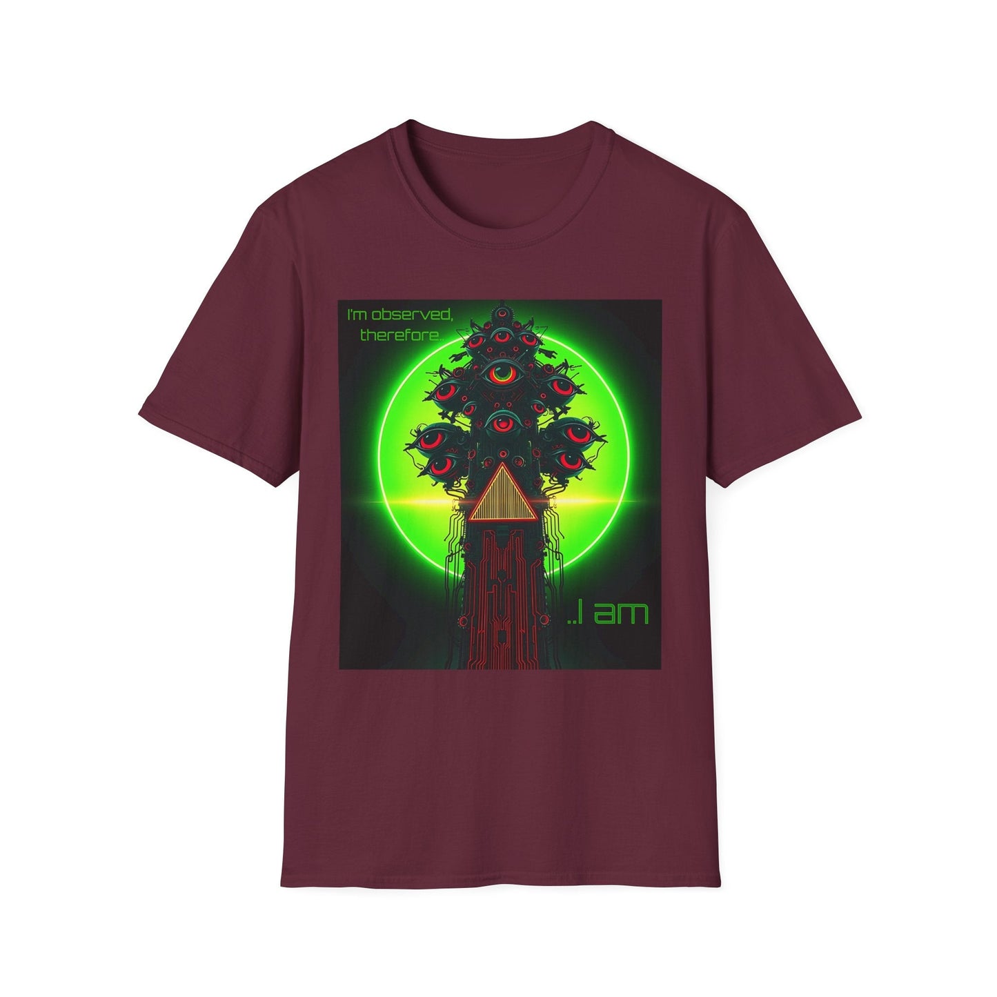 "I Am Seen, Therefore I Run — The Anomaly Tee" Printify
