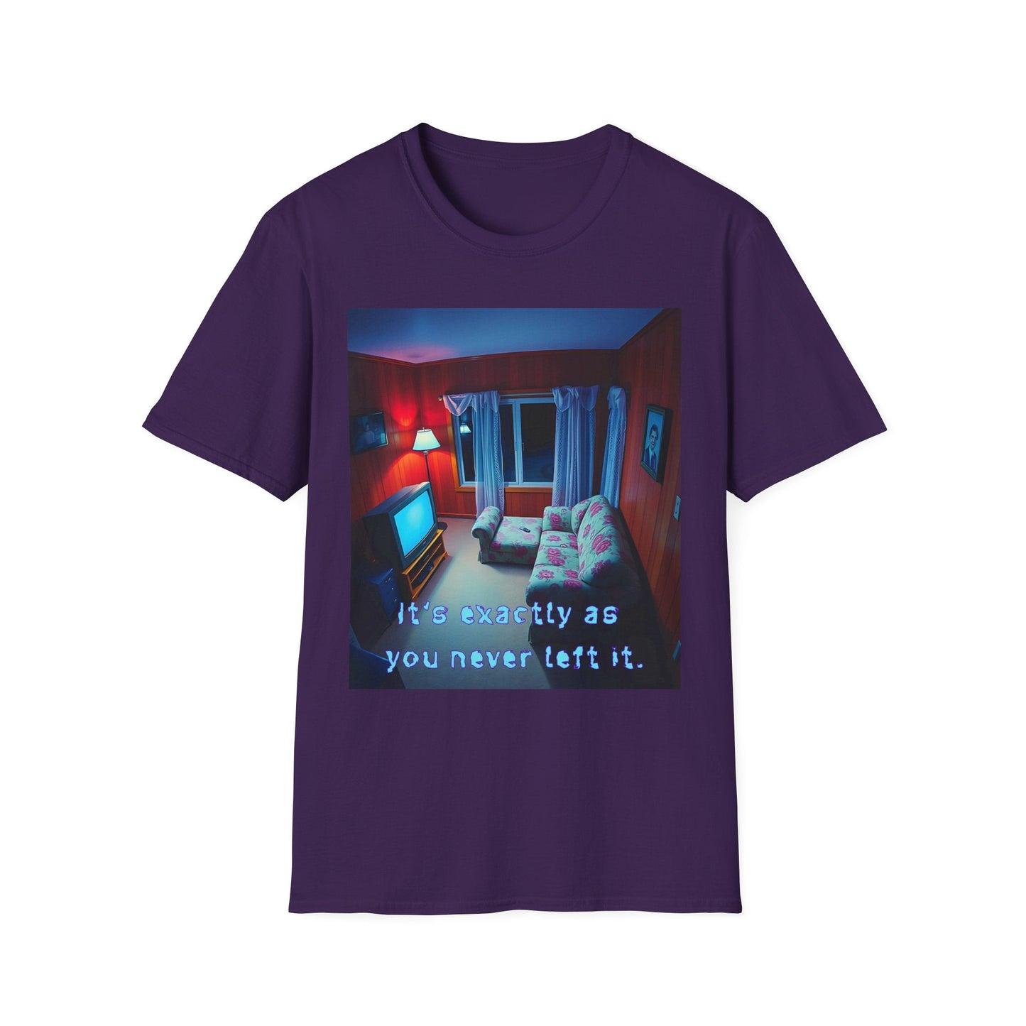 "Familiar Strangeness — The Looping Room Tee" Printify