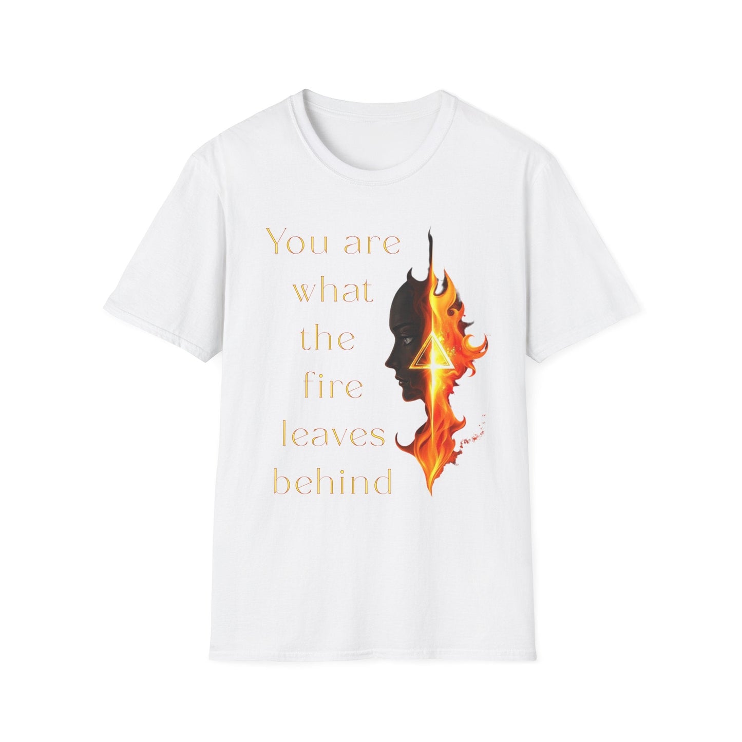 "What the Fire Leaves Behind — The Alchemy Tee" Printify