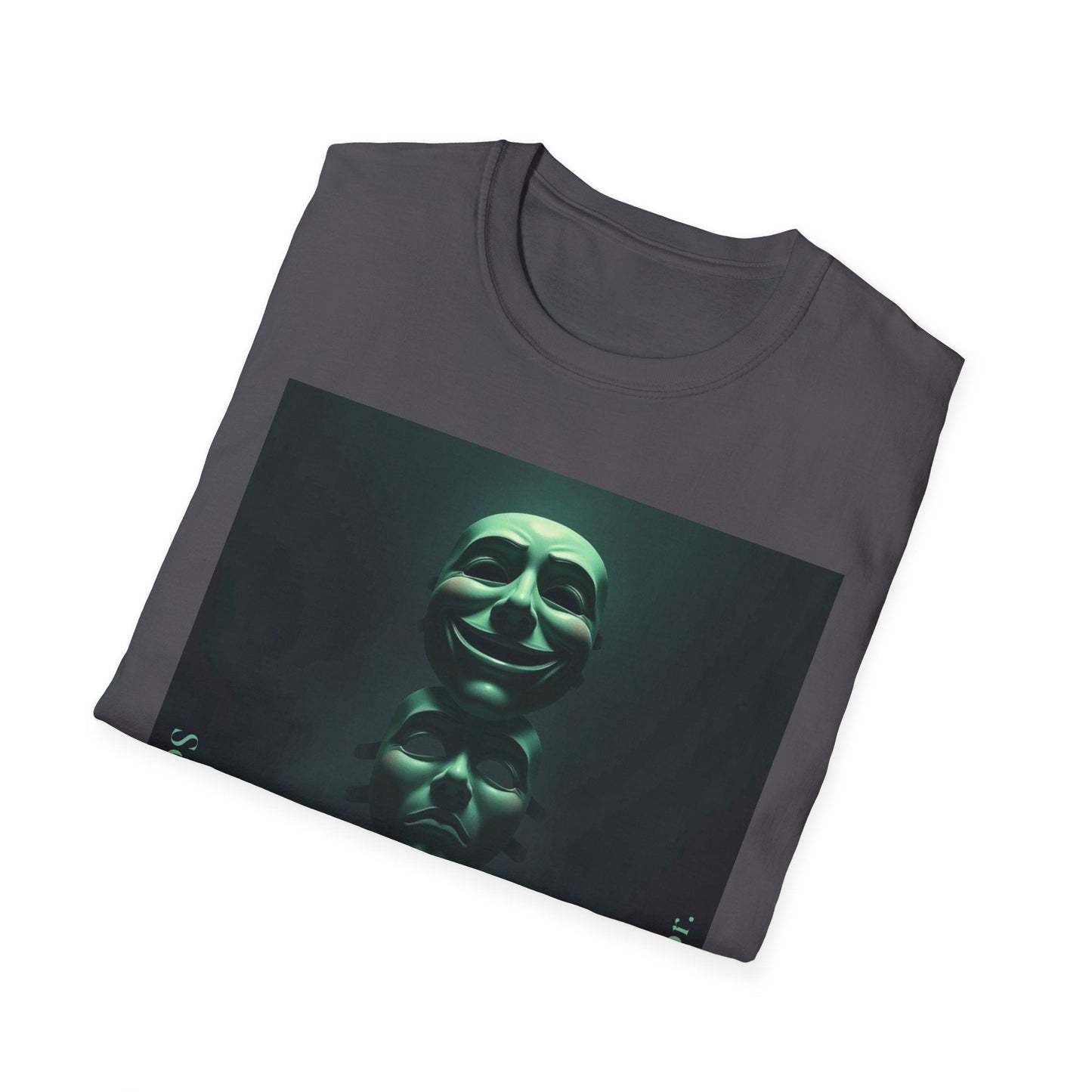 "The Mirror Beneath — The Masked Truth Tee" Printify