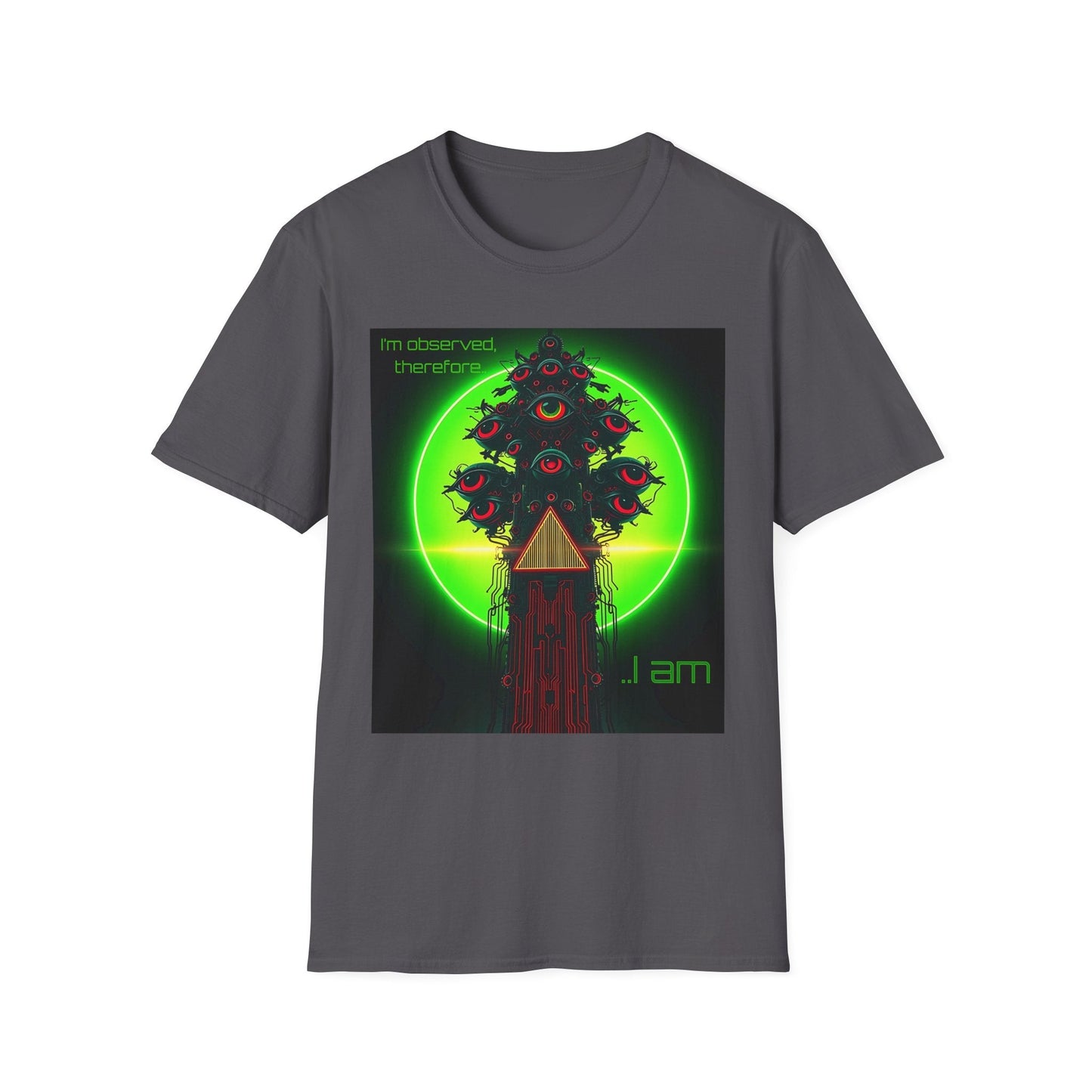 "I Am Seen, Therefore I Run — The Anomaly Tee" Printify