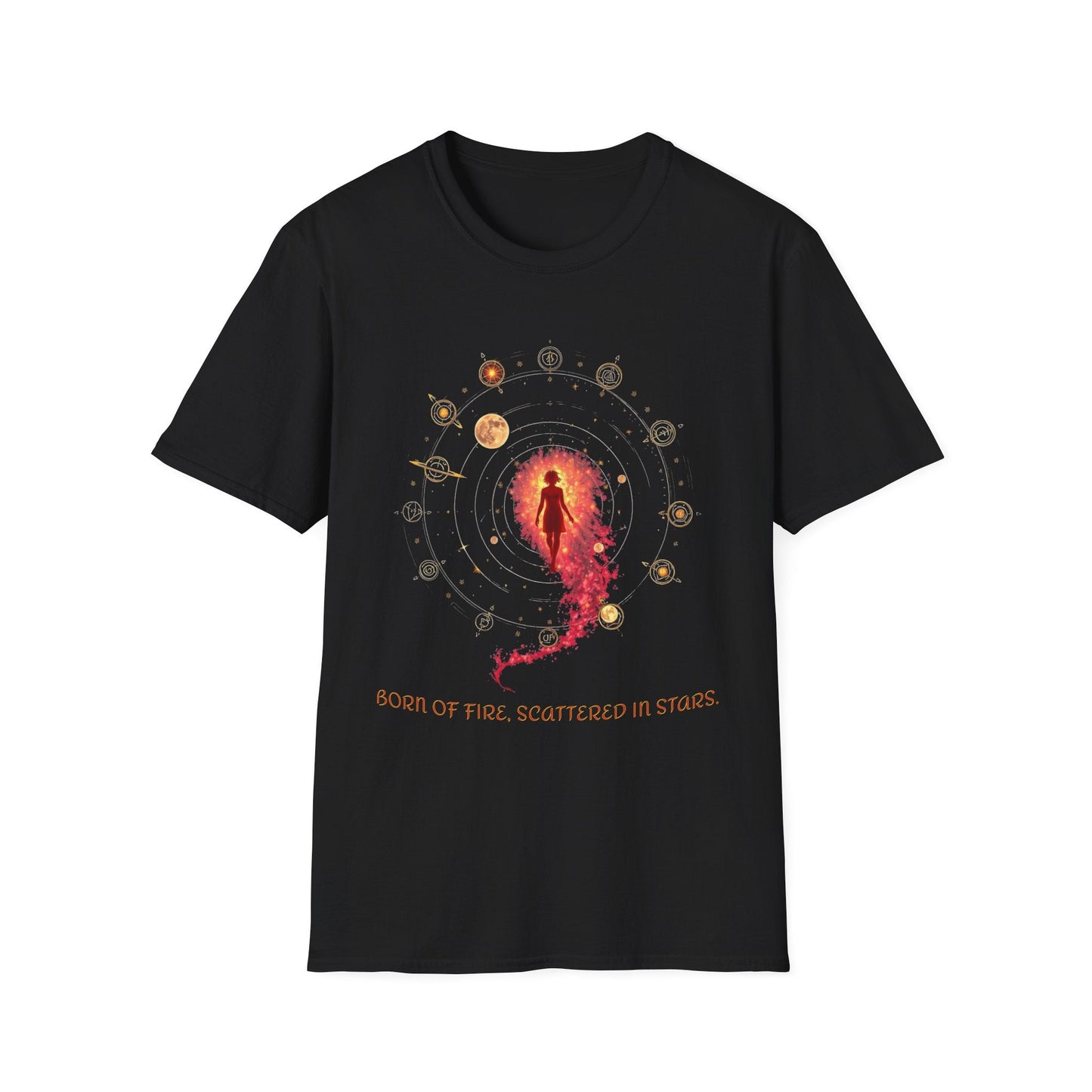 "Scattered in Stars — The Originfire Tee" Printify