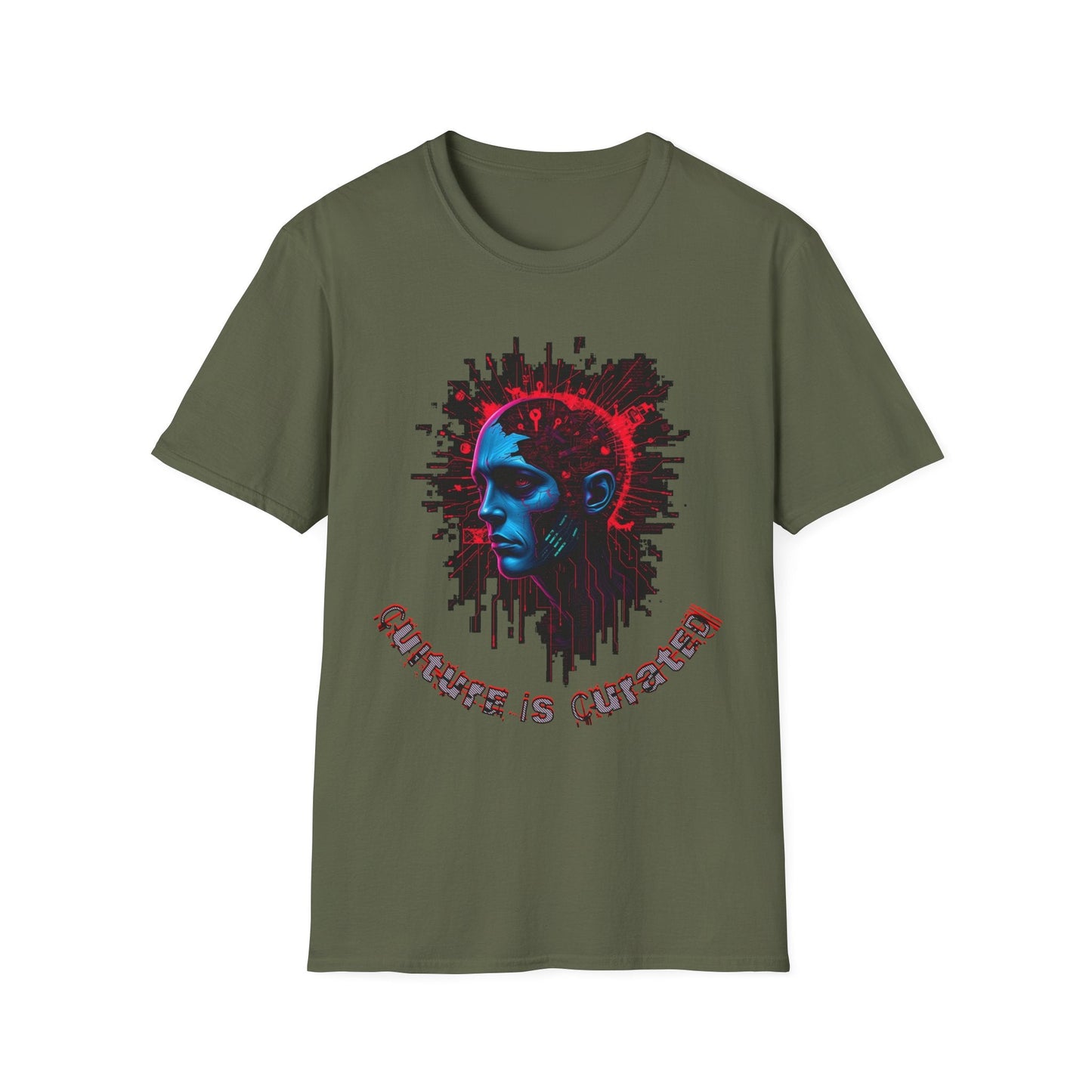 "Culture Is Curated — The Signal Hijack Tee" Printify