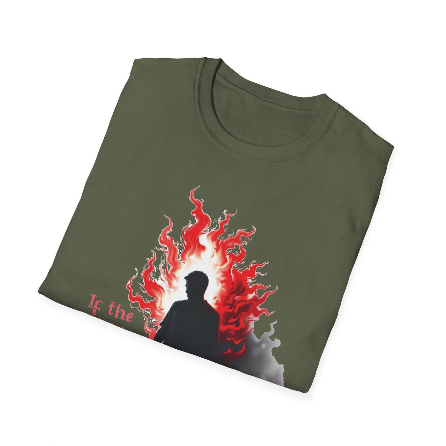 “Masked Light, Greater Shadow” – Shadow Work Flame Tee Printify