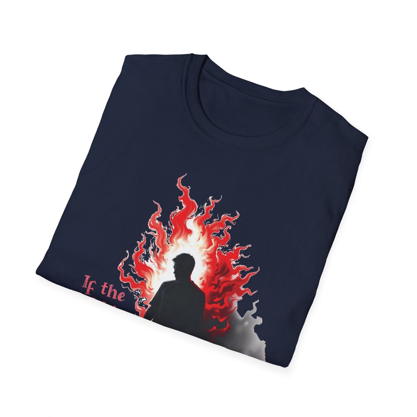 “Masked Light, Greater Shadow” – Shadow Work Flame Tee Printify