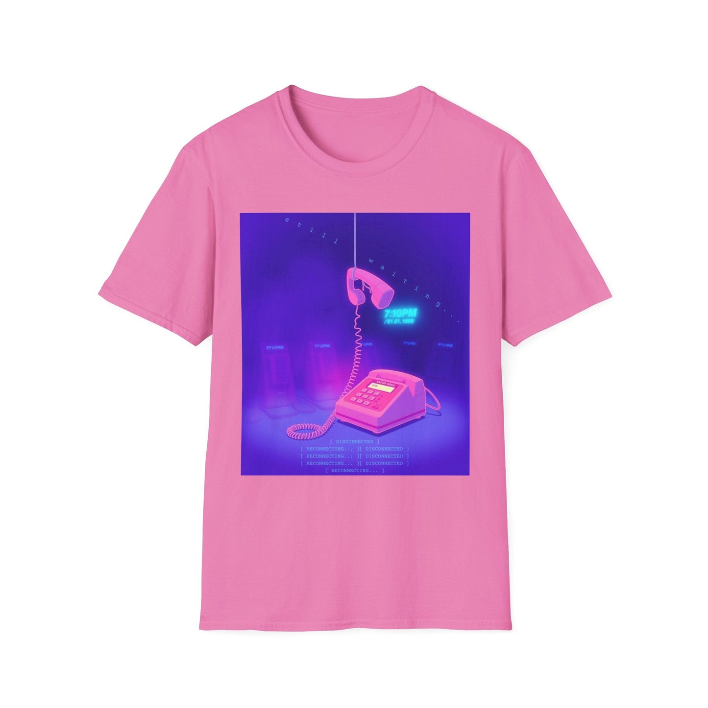 "Still Waiting— Disconnected Signal Tee" Printify