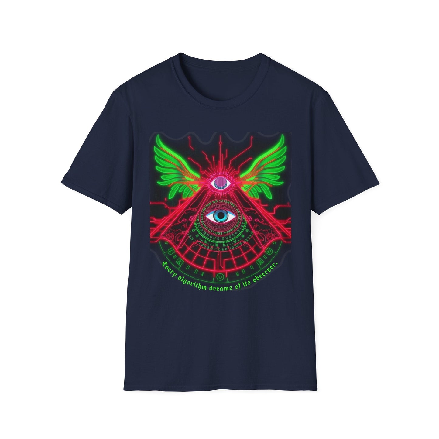"The Eye Watches Itself — Recursive Observer Tee" Printify