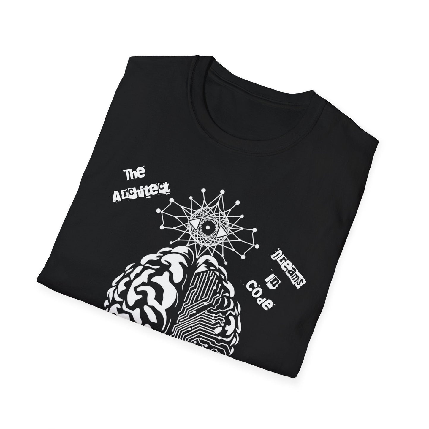 The Universe Built in Code – Brain Meets Spirit Tee Printify