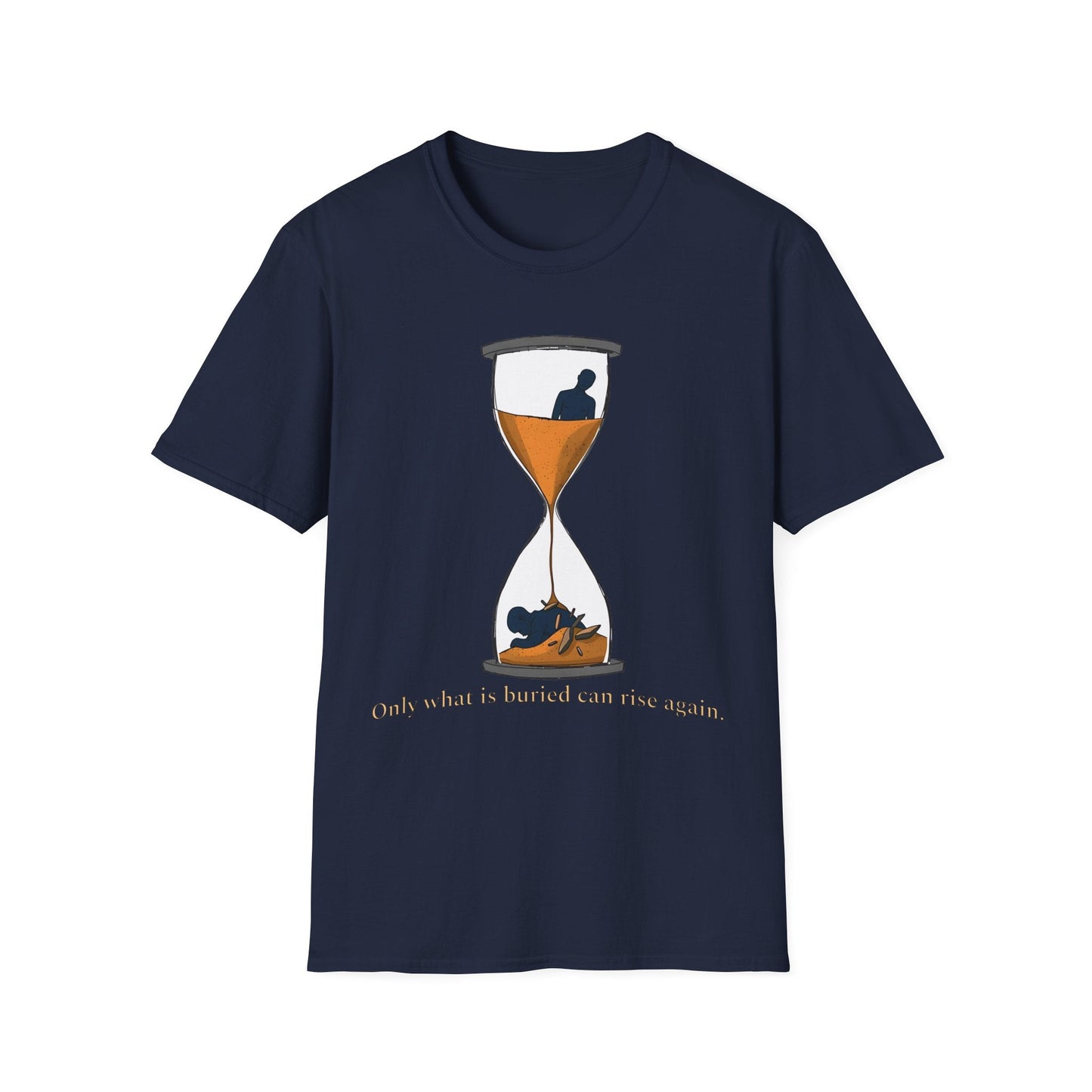 "What’s Buried Returns — The Hourglass Tee" Printify
