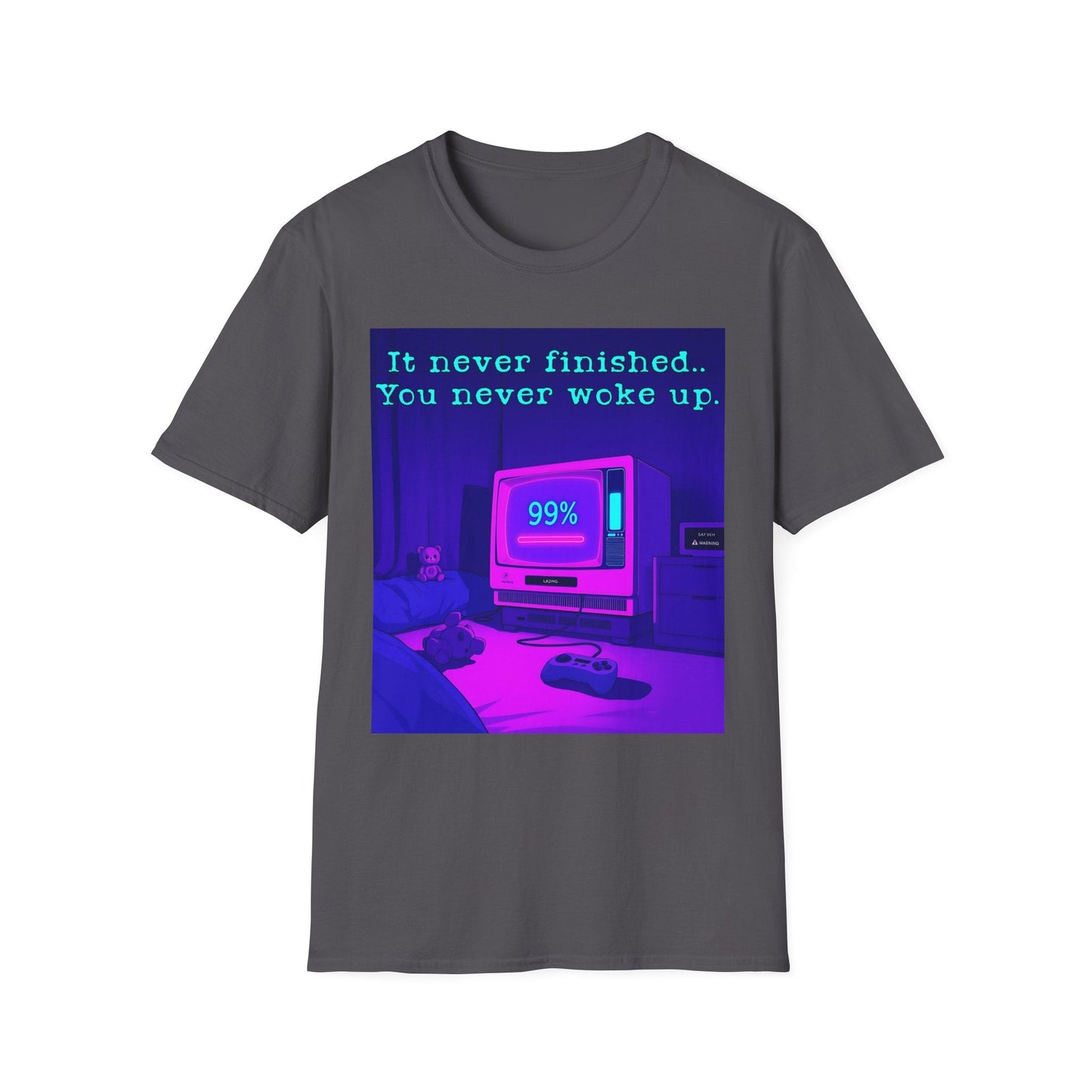 "Save Failed — The Memory Glitched Tee" Printify