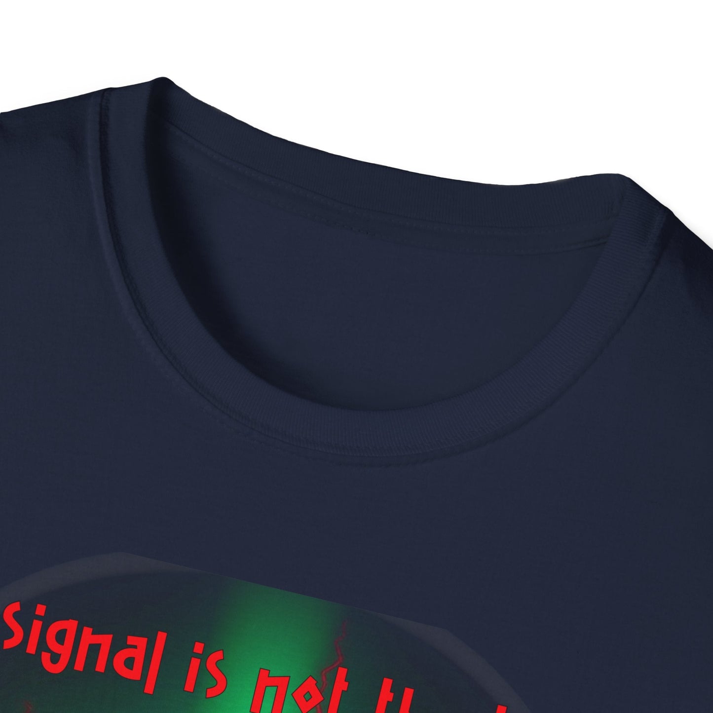 "The Signal Is Not the Truth — Broadcast Trap Tee" Printify