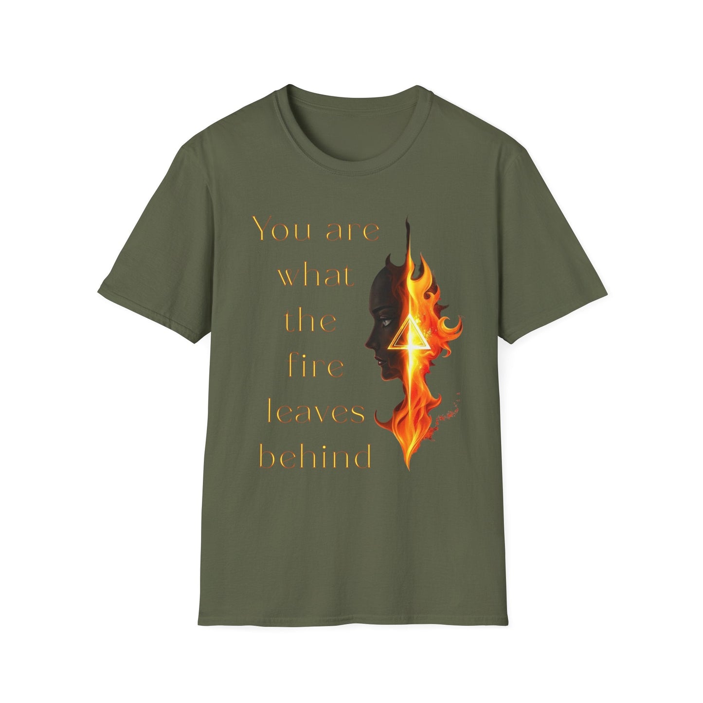 "What the Fire Leaves Behind — The Alchemy Tee" Printify
