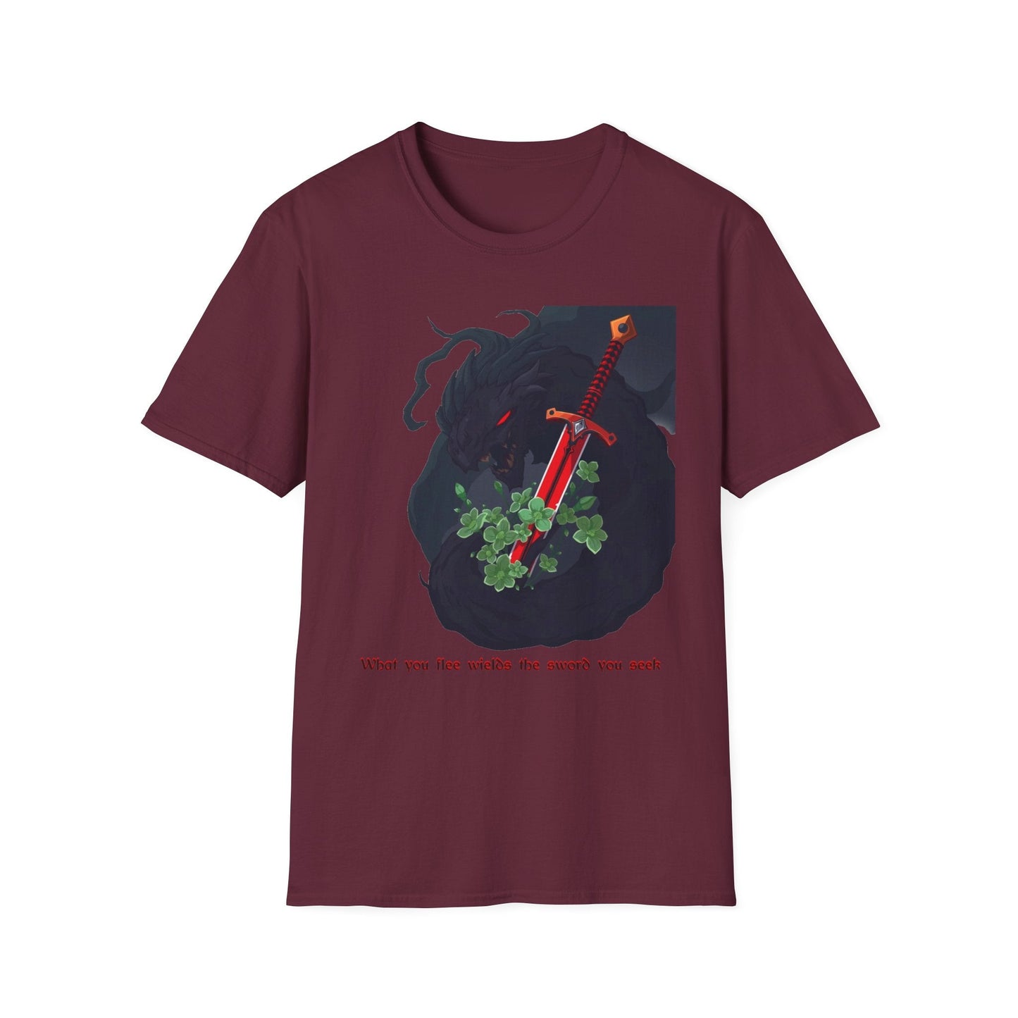 "Flee Nothing — The Power Hides There Tee" Printify