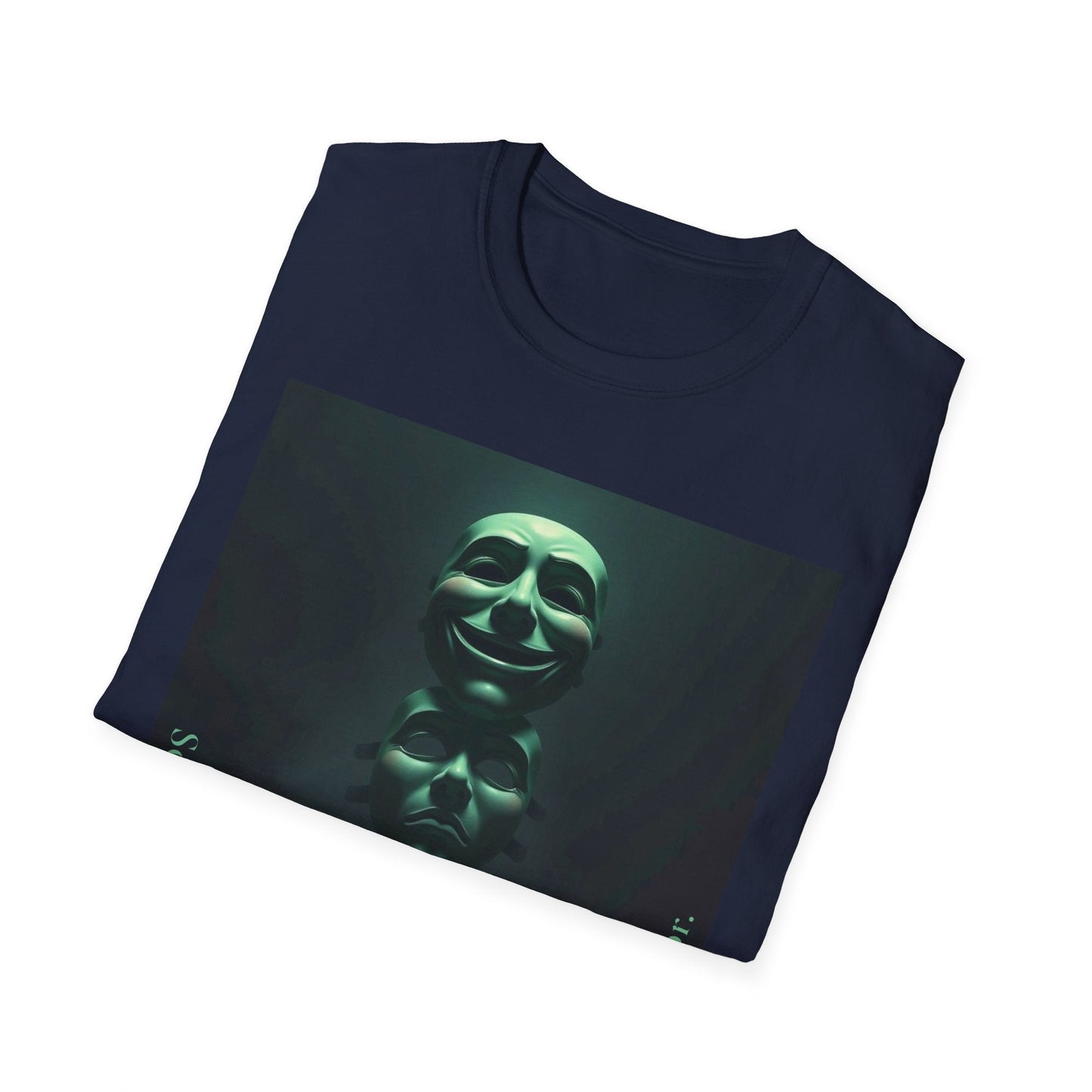 "The Mirror Beneath — The Masked Truth Tee" Printify