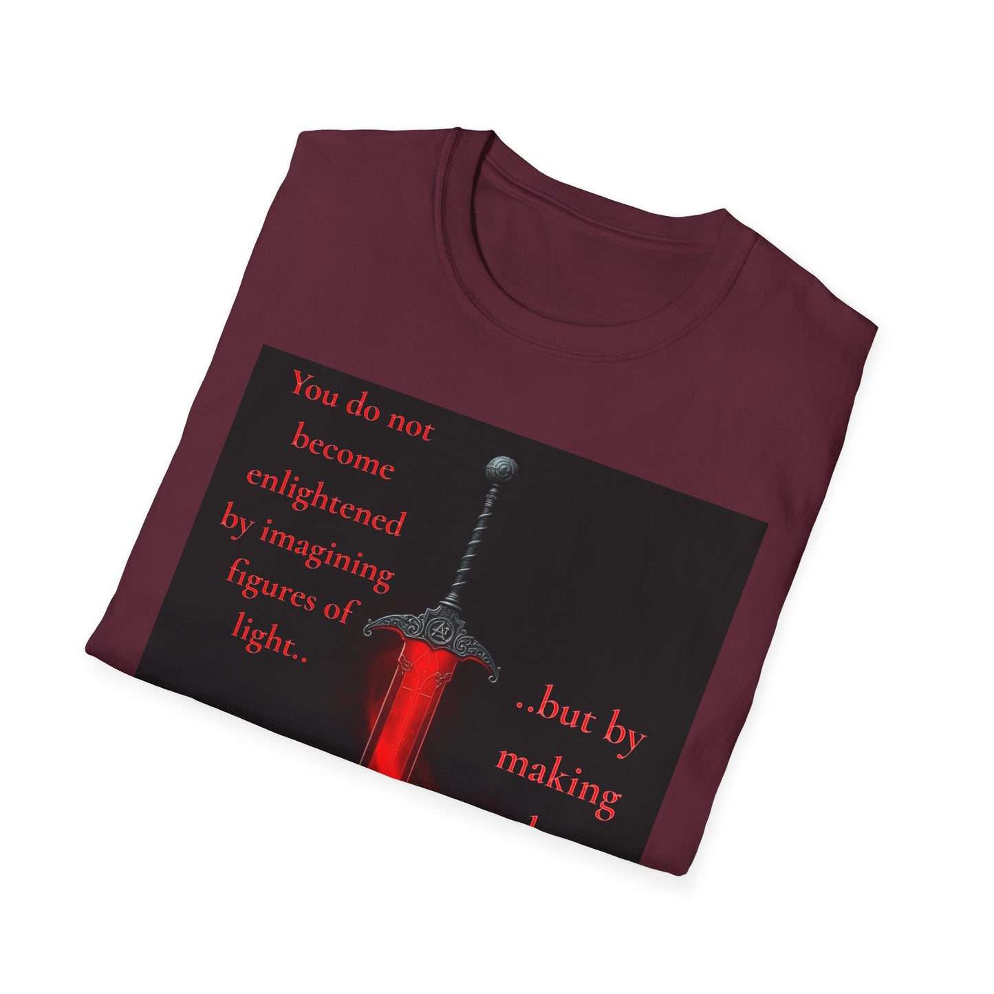 "Darkness Made Conscious — The Jung Blade Tee" Printify