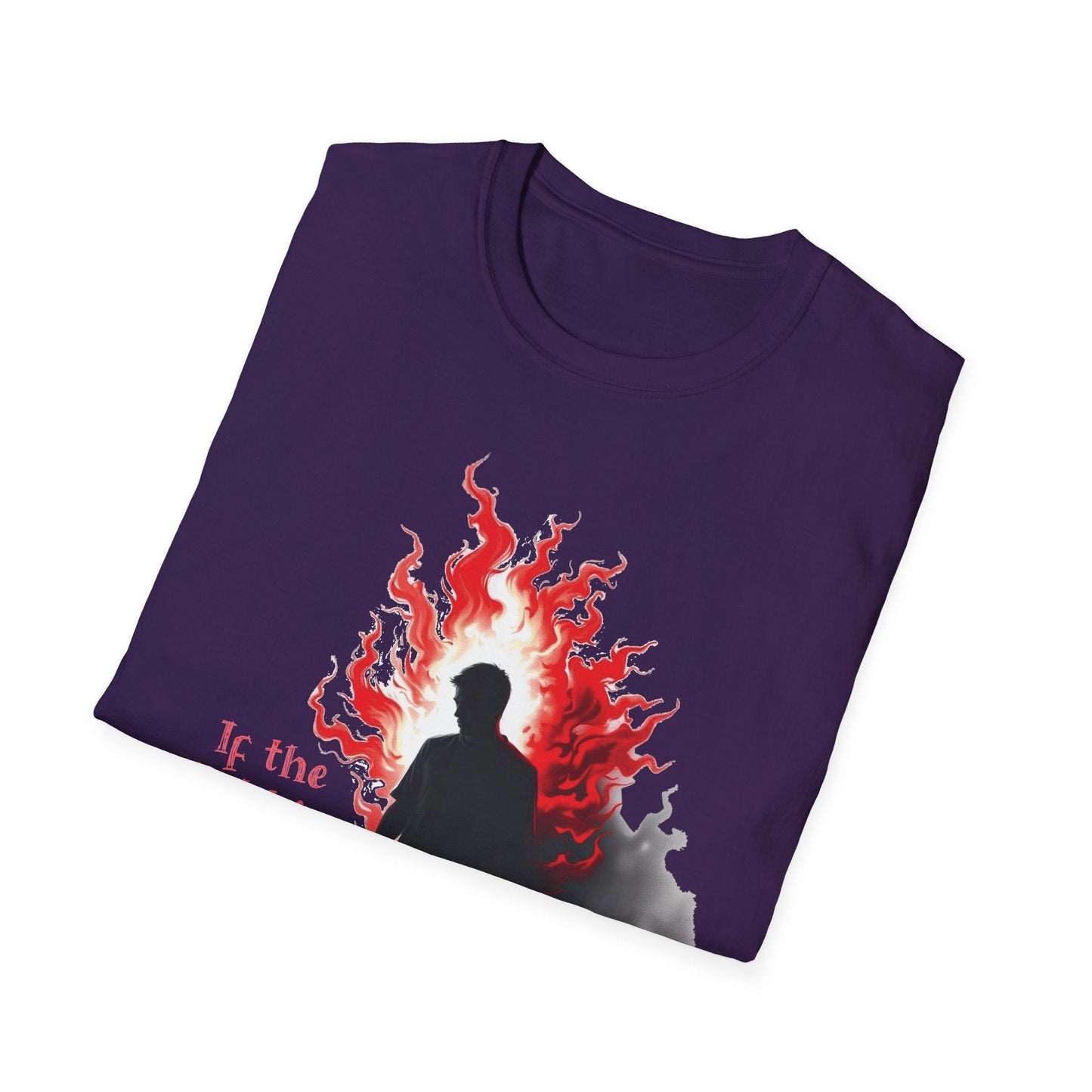 “Masked Light, Greater Shadow” – Shadow Work Flame Tee Printify