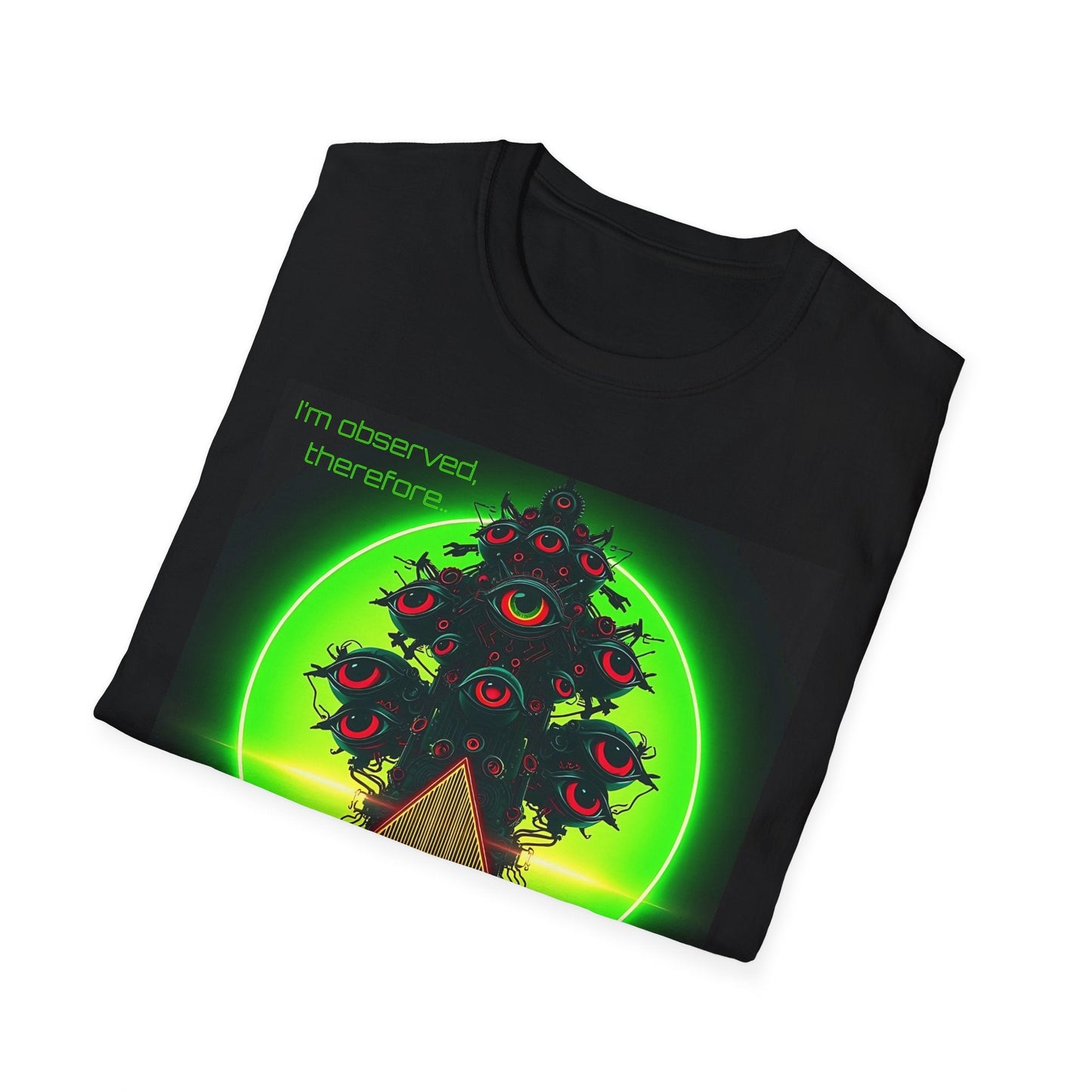 "I Am Seen, Therefore I Run — The Anomaly Tee" Printify