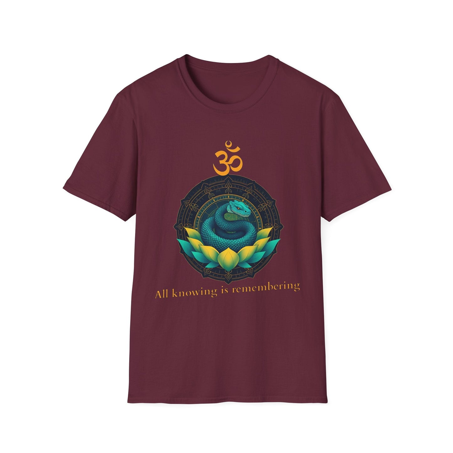 "All Knowing Is Remembering — The Inner Coil Tee" Printify
