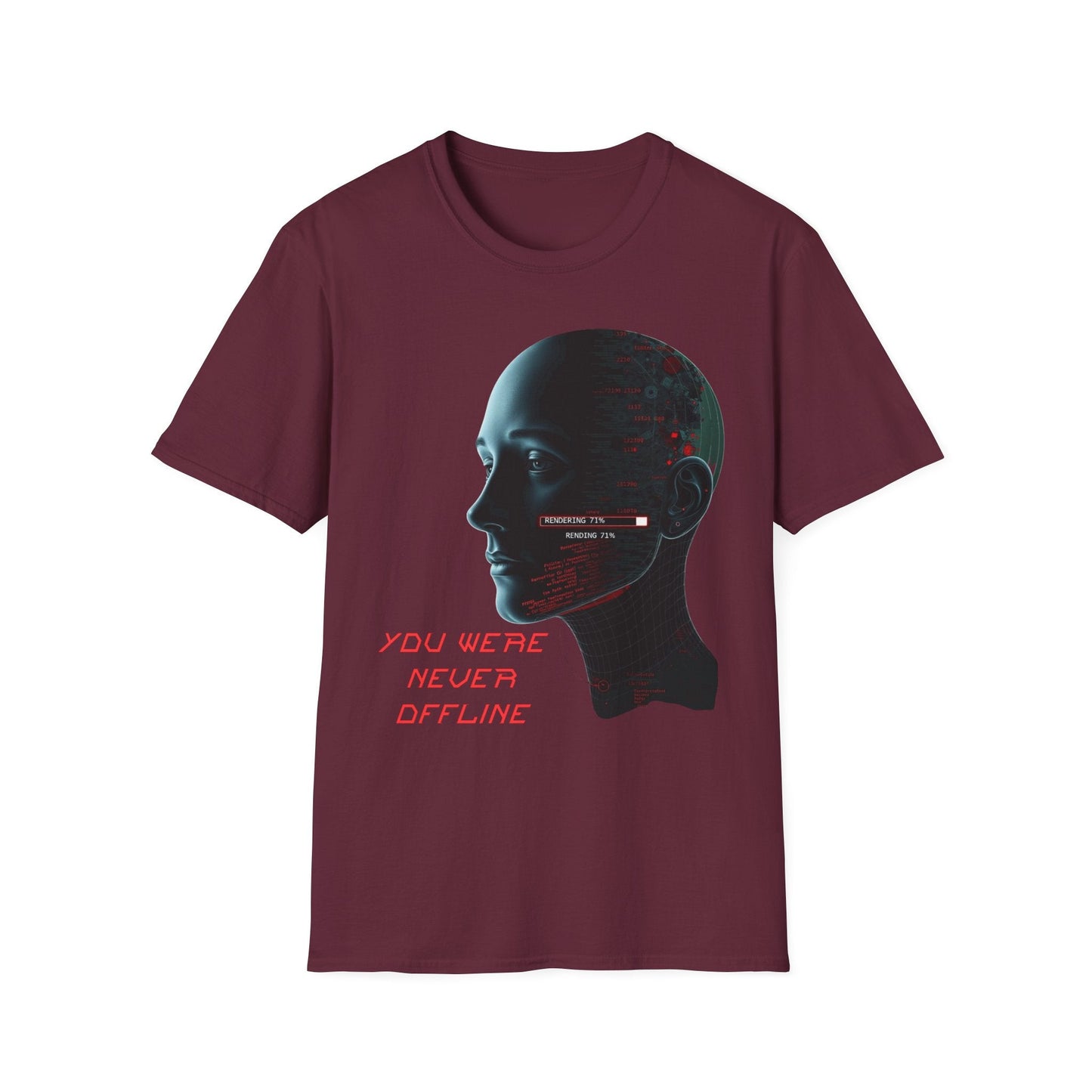 "The Dream Kept Uploading — The Digital Ghost Tee" Printify