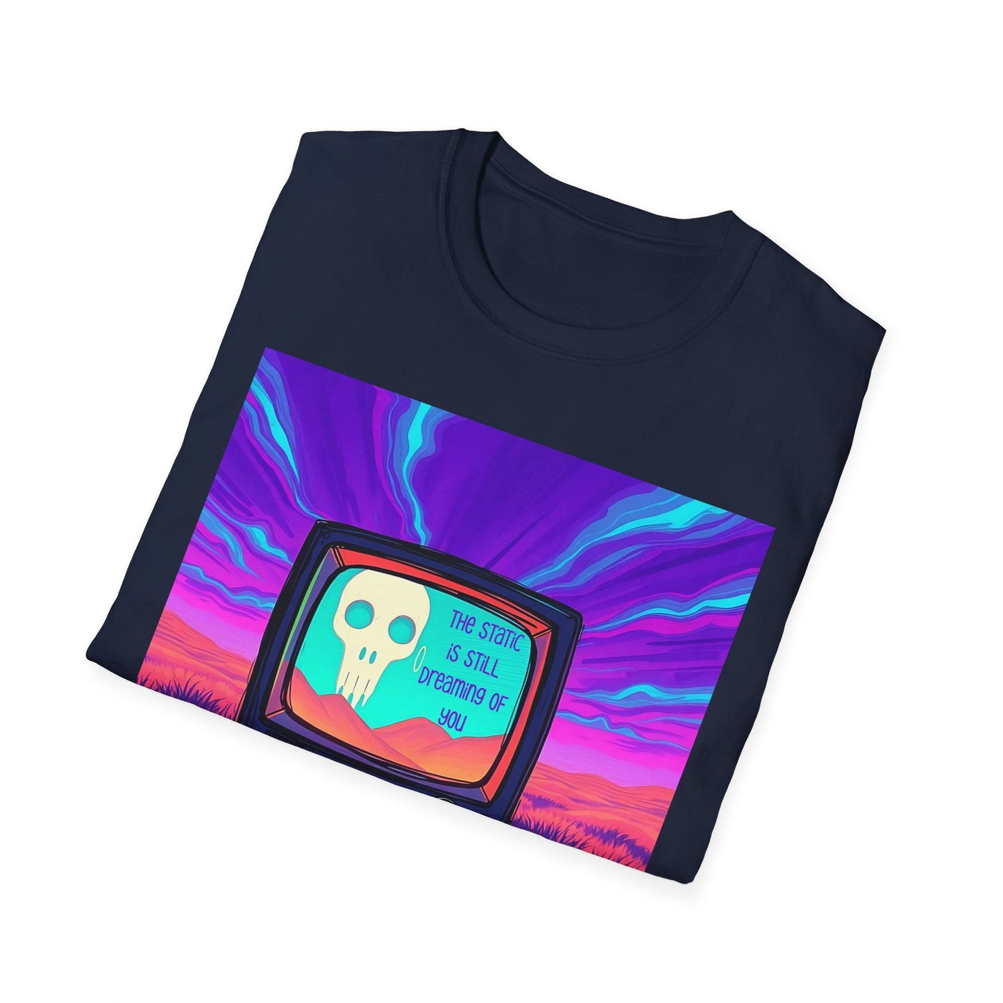 "The Static Is Still Dreaming of You — Channel Zero Tee" Printify