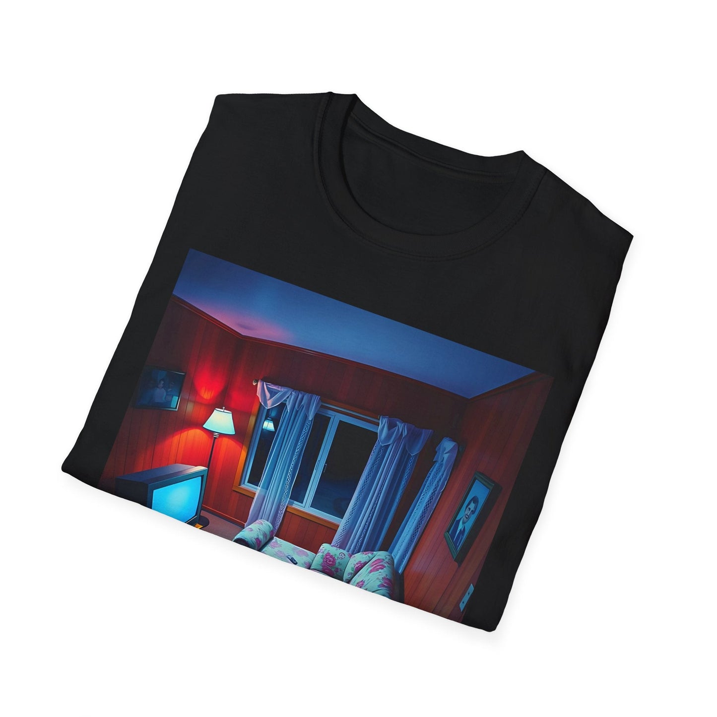 "Familiar Strangeness — The Looping Room Tee" Printify