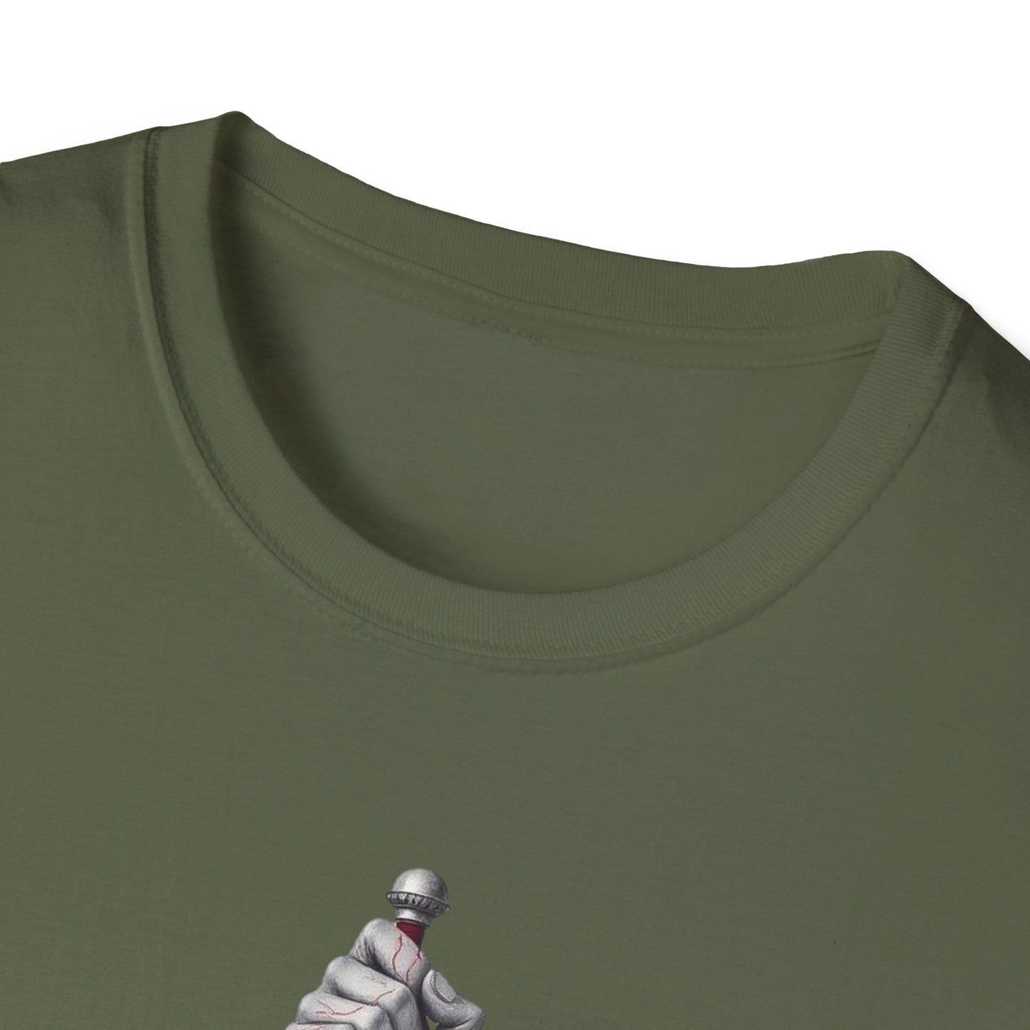 "Rooted in Red — The Wound & Blade Tee" Printify