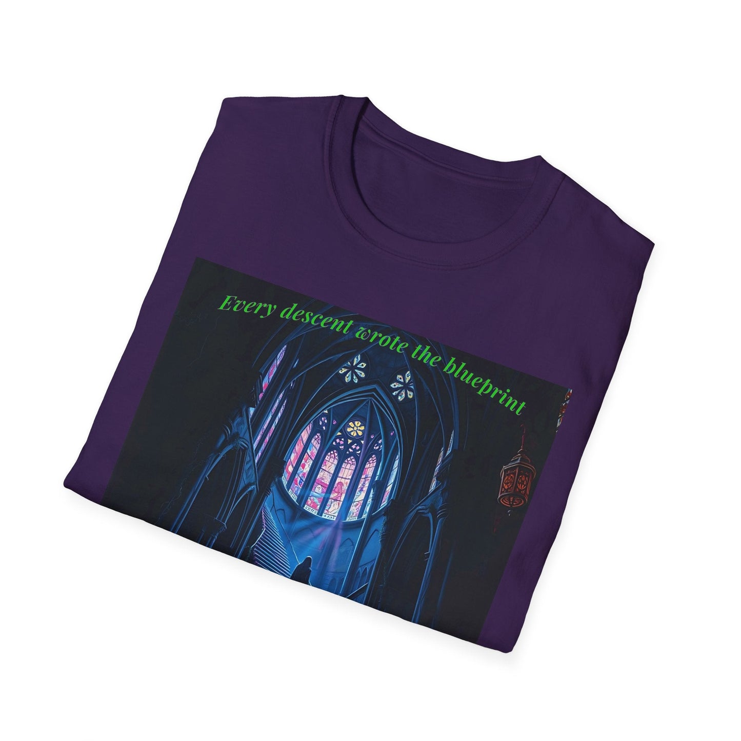 "Wounds as Architects — The Sacred Descent Tee" Printify