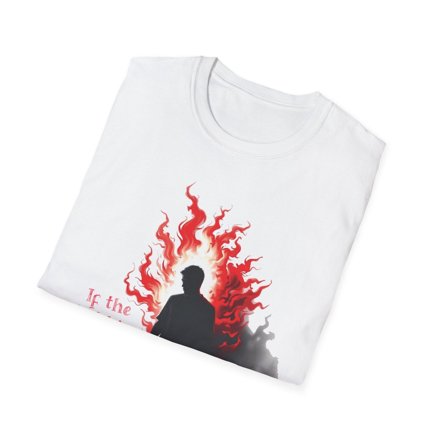 “Masked Light, Greater Shadow” – Shadow Work Flame Tee Printify