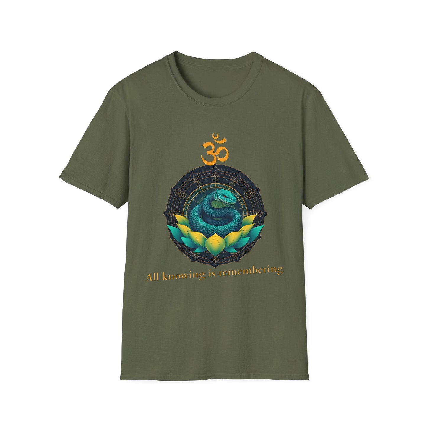 "All Knowing Is Remembering — The Inner Coil Tee" Printify